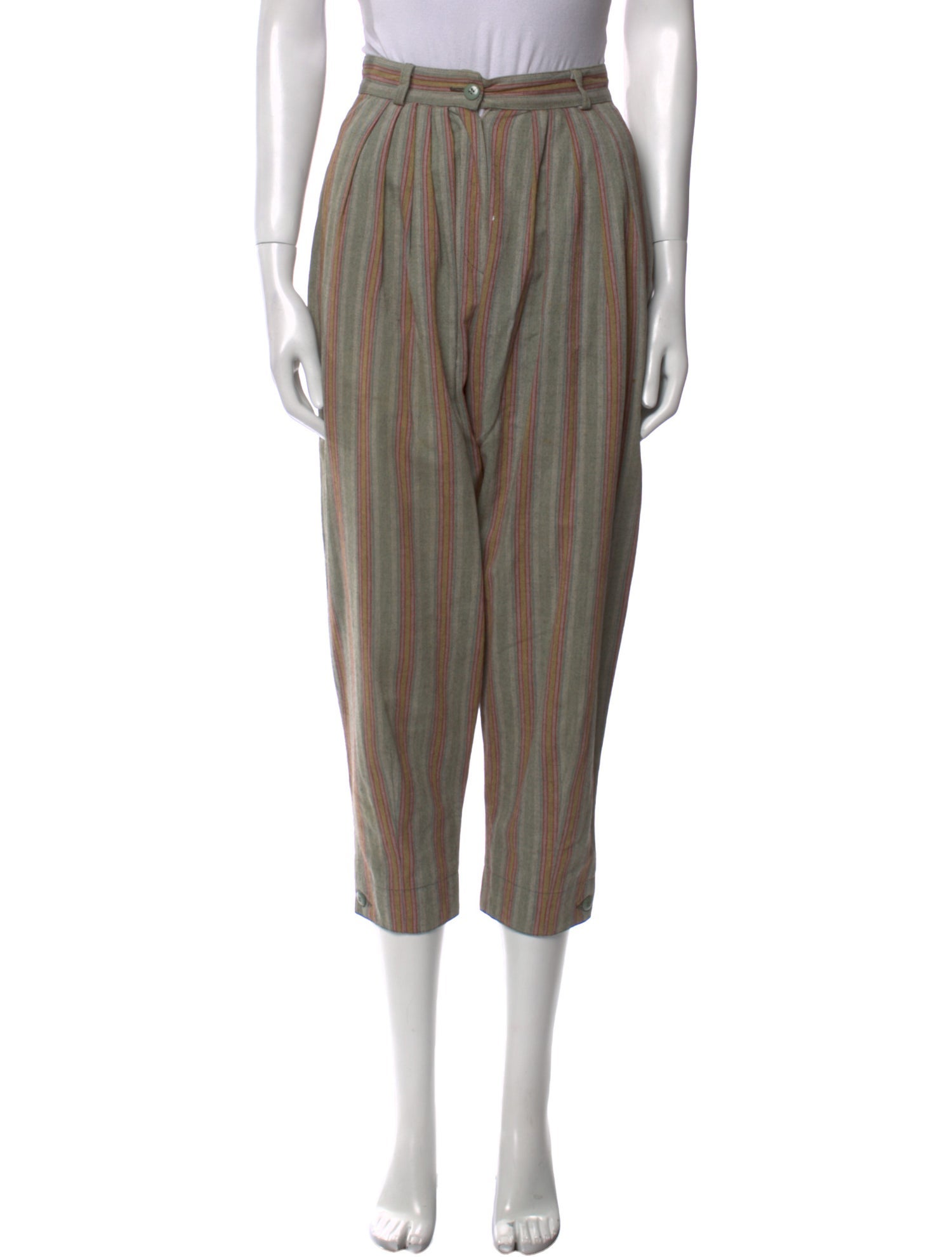 Kenzo Striped Straight Leg Pants