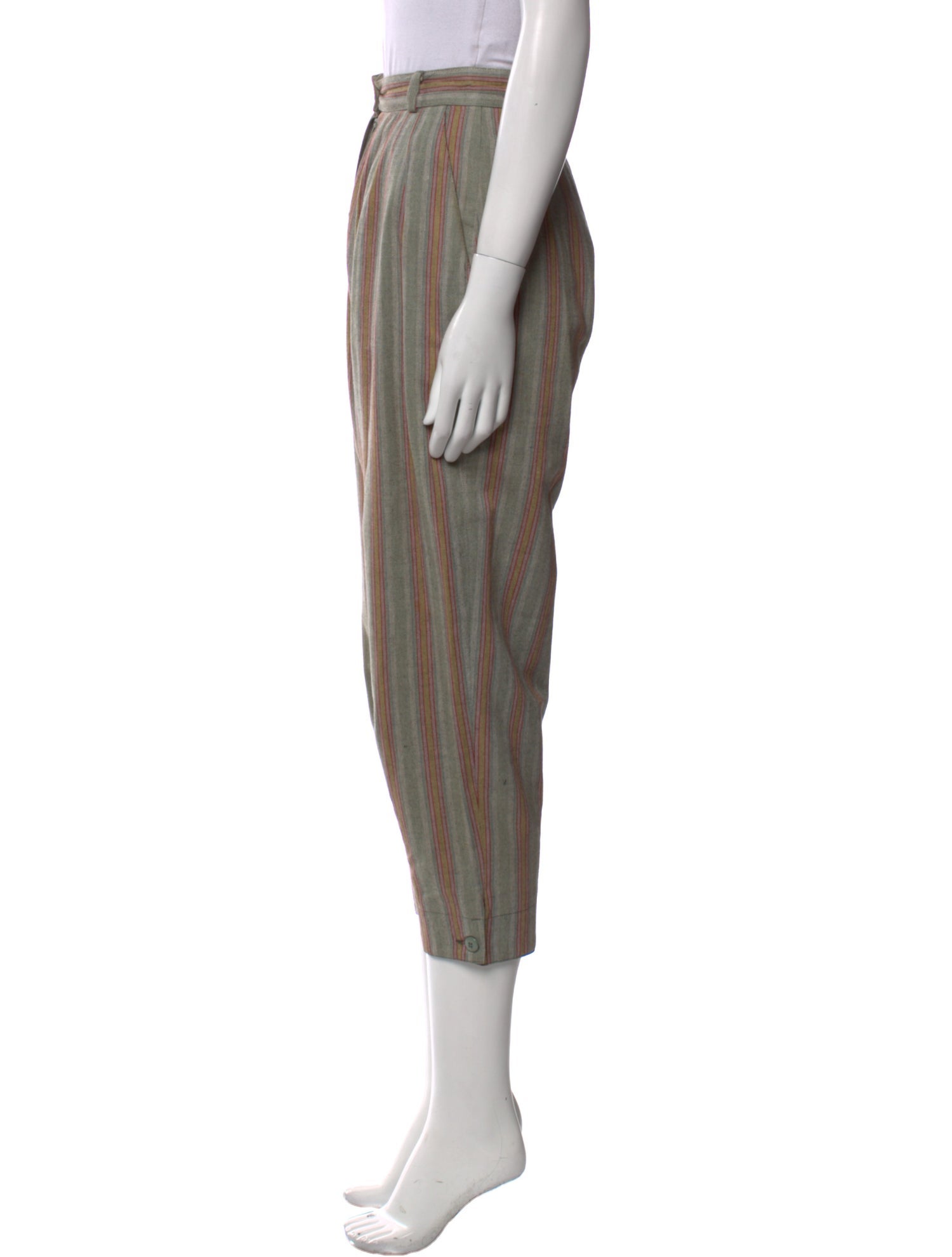 Kenzo Striped Straight Leg Pants