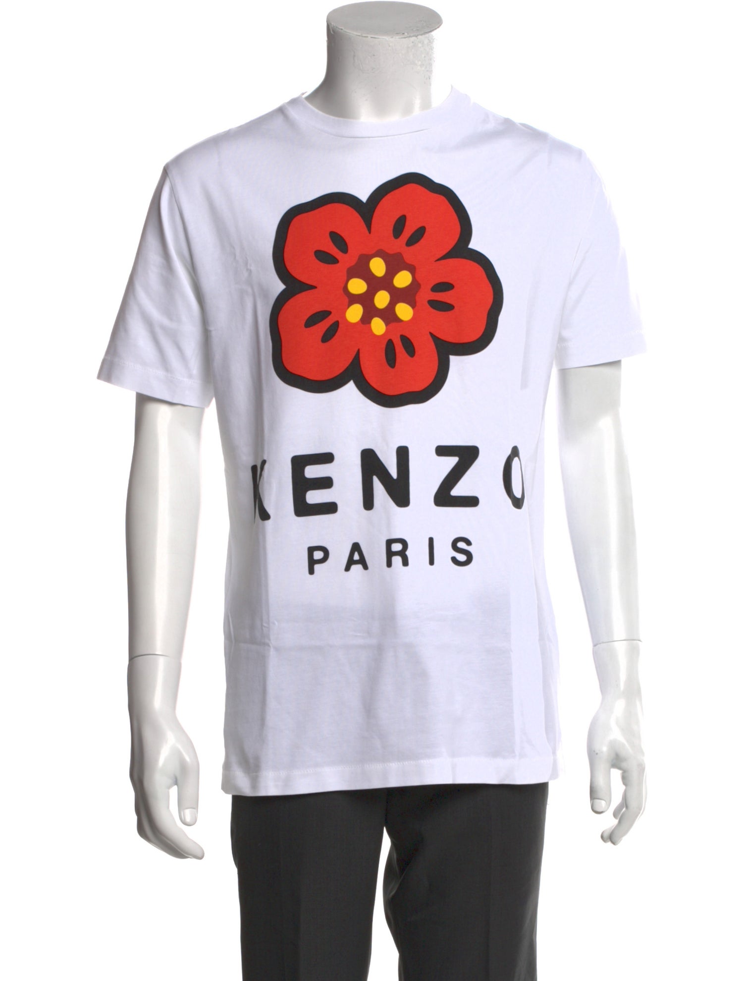Kenzo Graphic Print Crew Neck T-Shirt