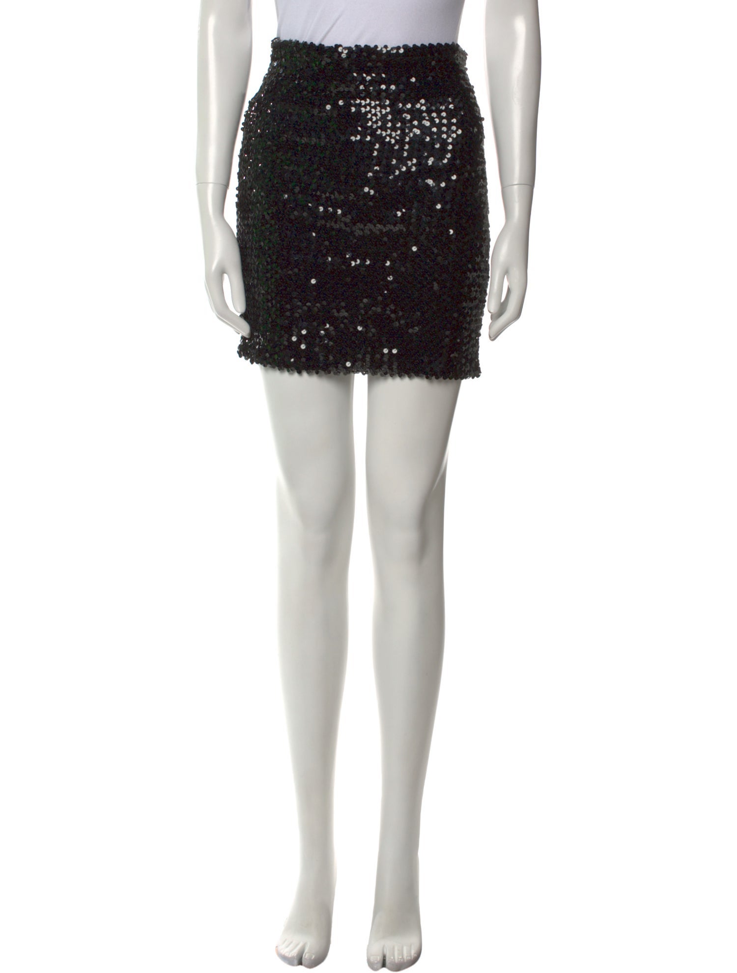 Kenzo Sequin Embellishments Mini Skirt
