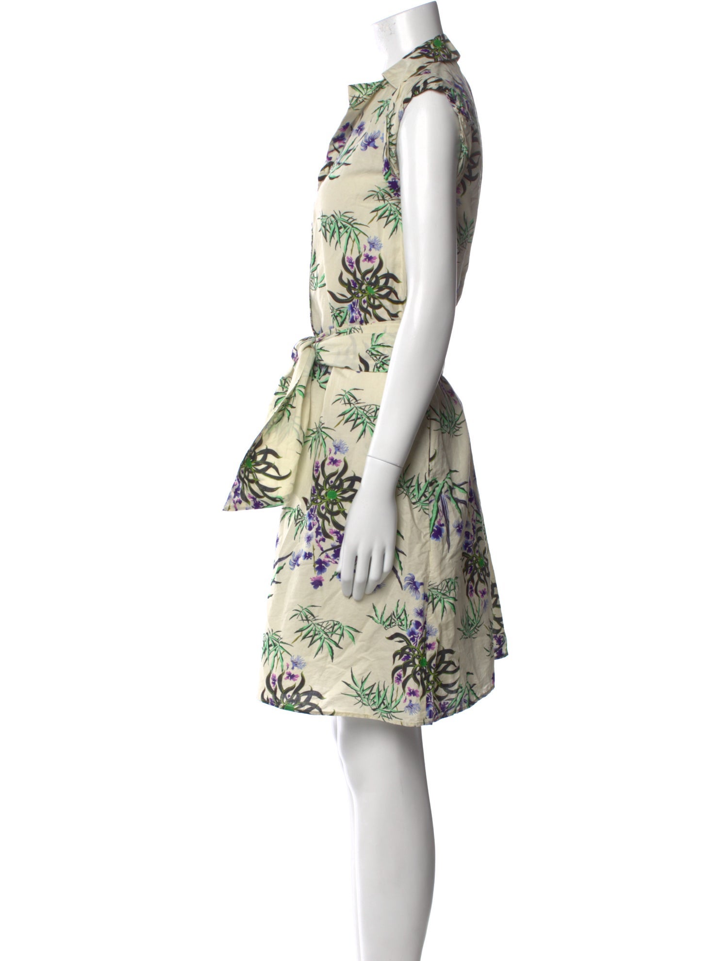 Kenzo Floral Print Knee-Length Dress