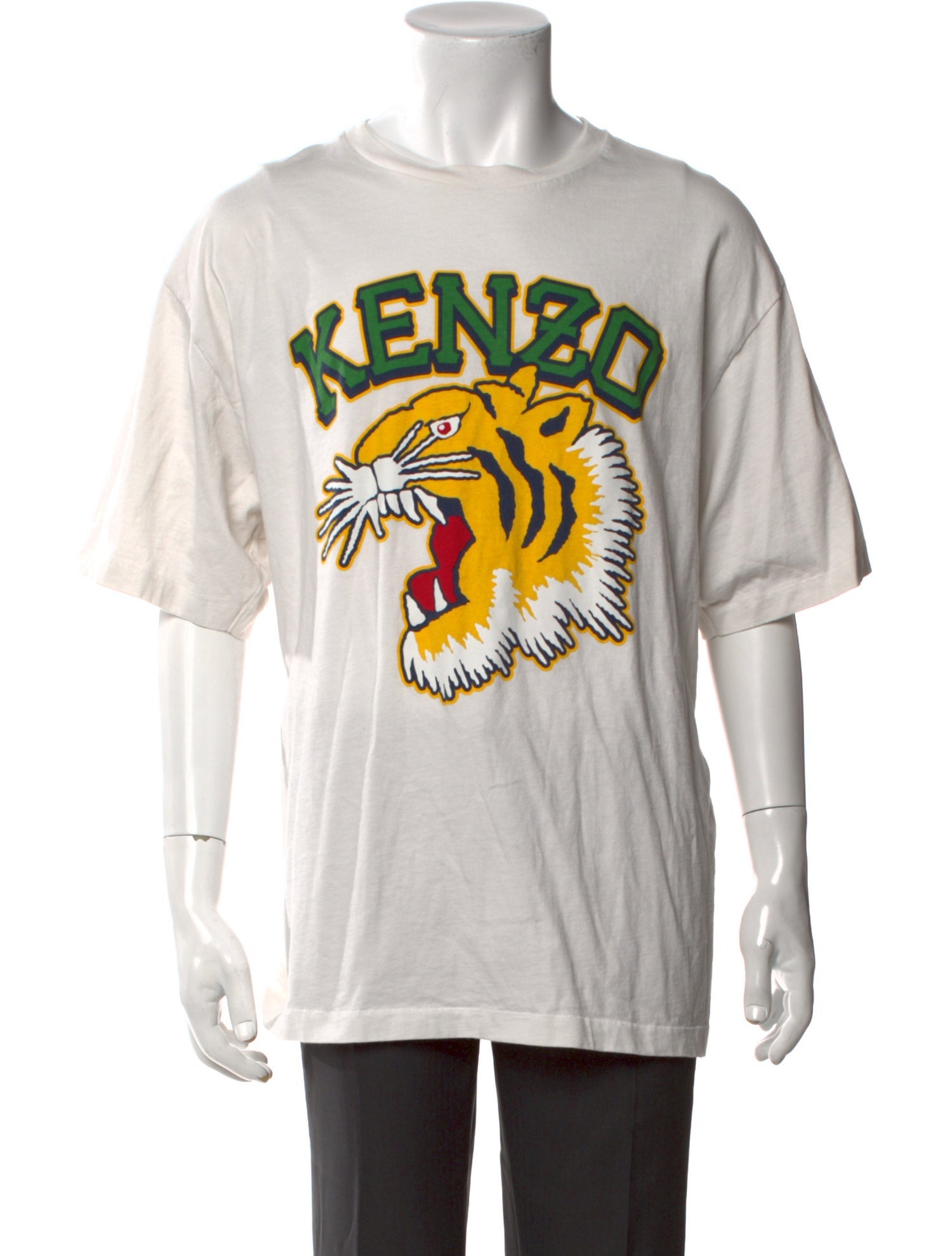Kenzo Graphic Print Crew Neck T-Shirt