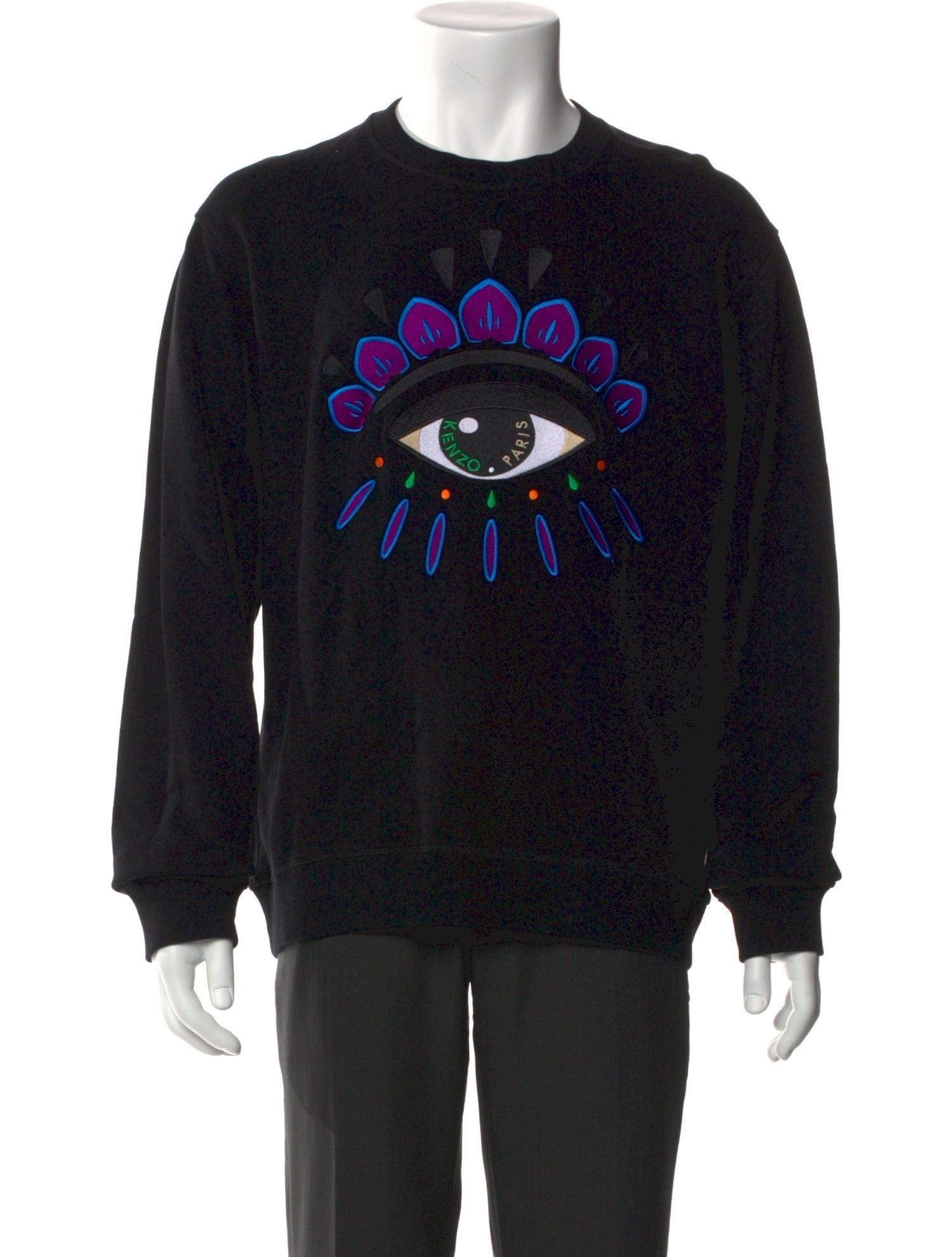 Kenzo Graphic Print Crew Neck Sweatshirt