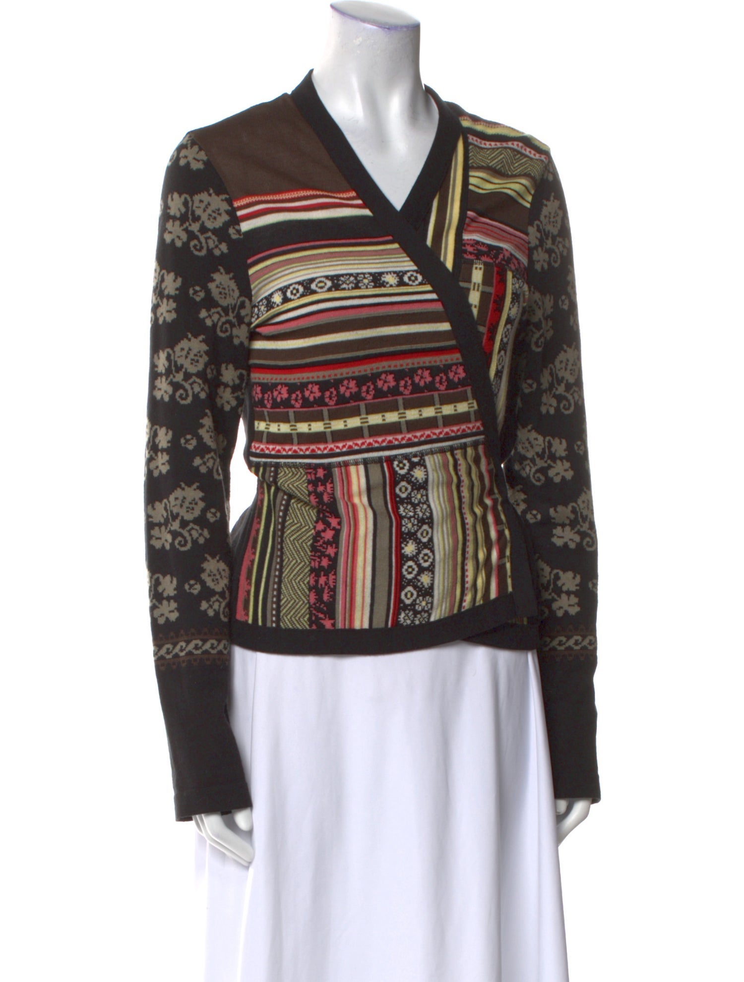 Kenzo Printed V-Neck Sweater