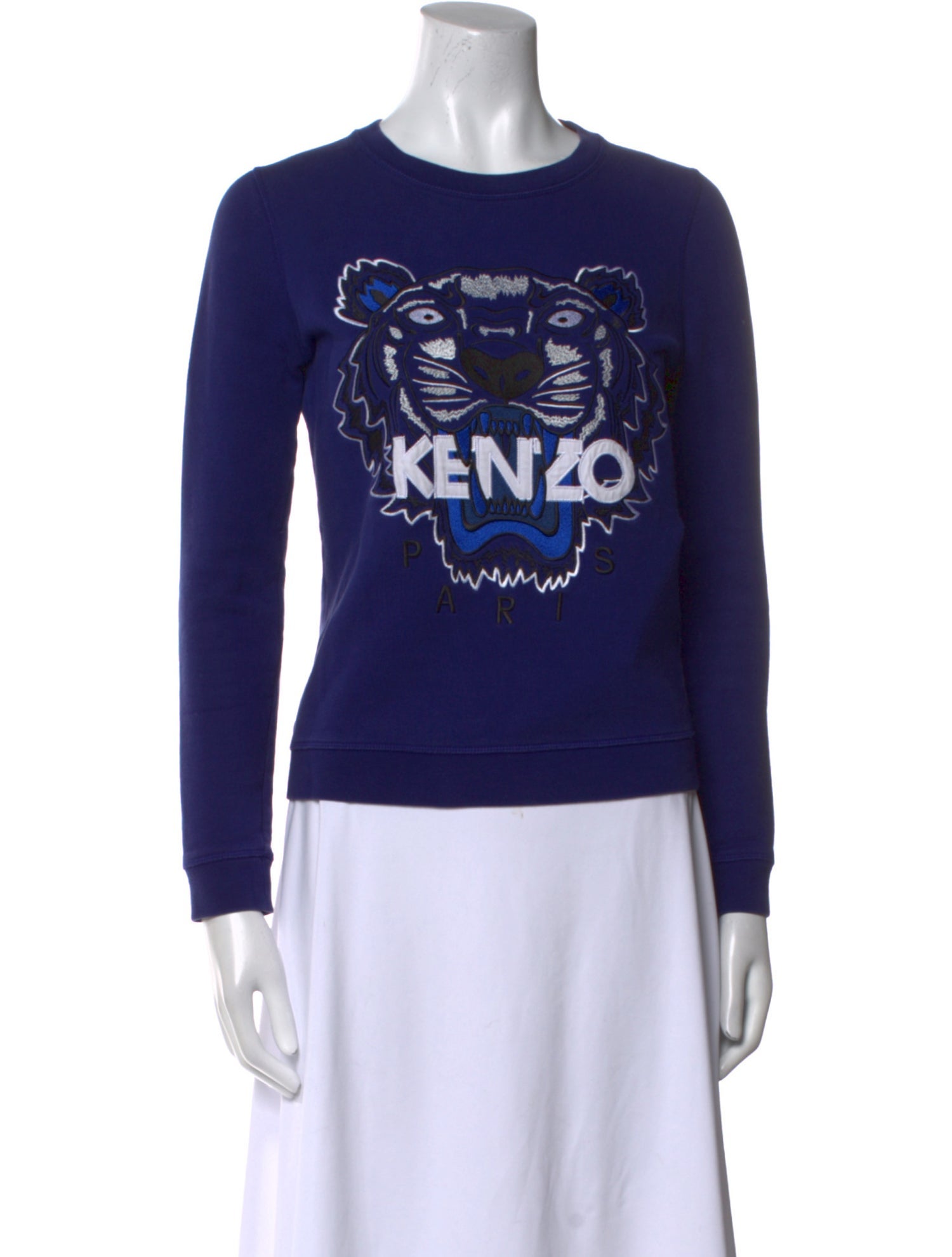Kenzo Graphic Print Crew Neck Sweatshirt