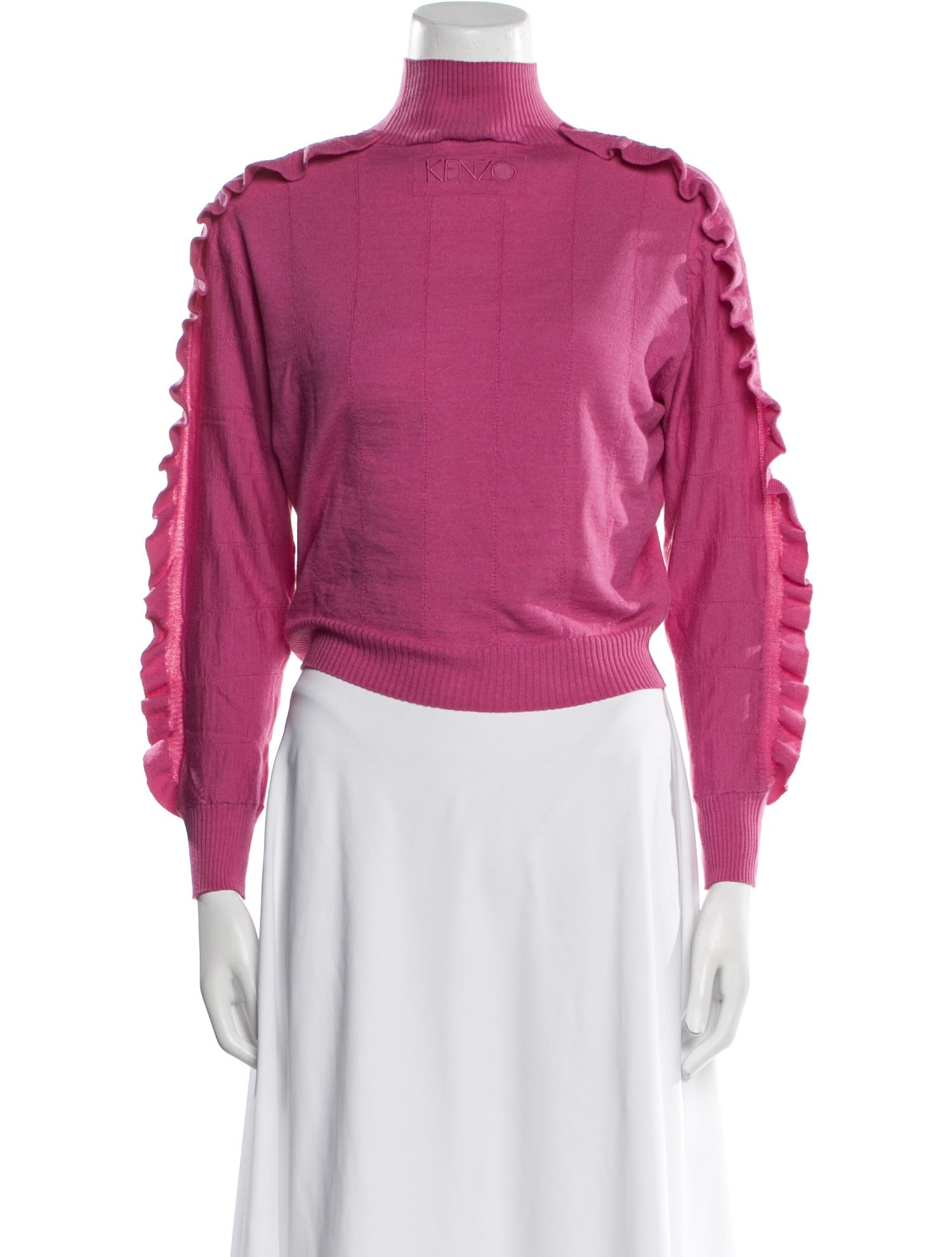 Kenzo Wool Mock Neck Sweater