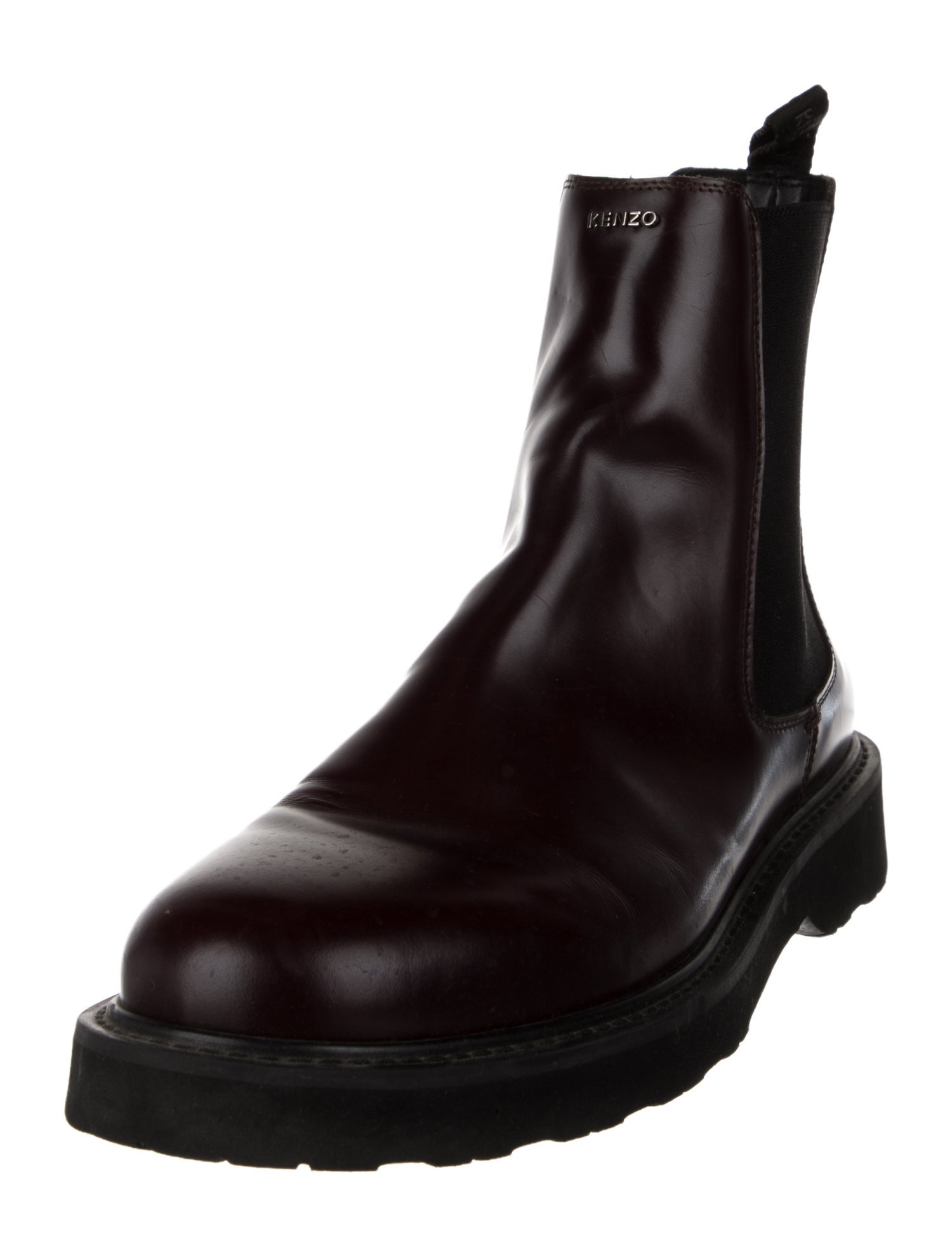 Kenzo Patent Leather Chelsea Boots