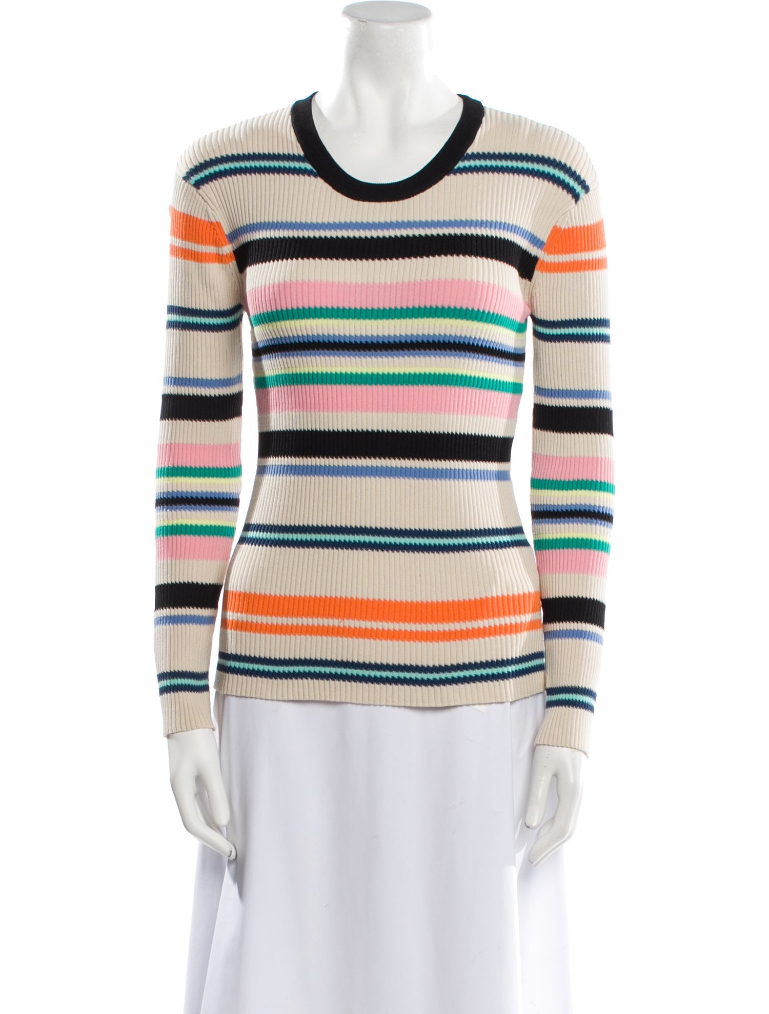 Kenzo Striped Scoop Neck Sweater