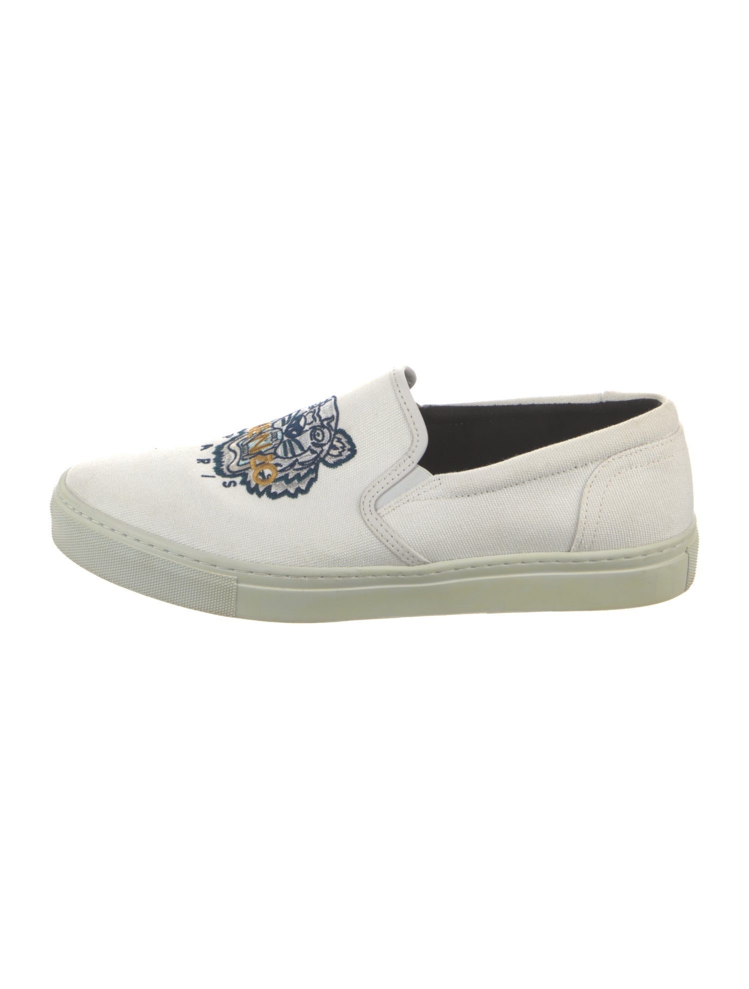 Kenzo Canvas Graphic Print Sneakers