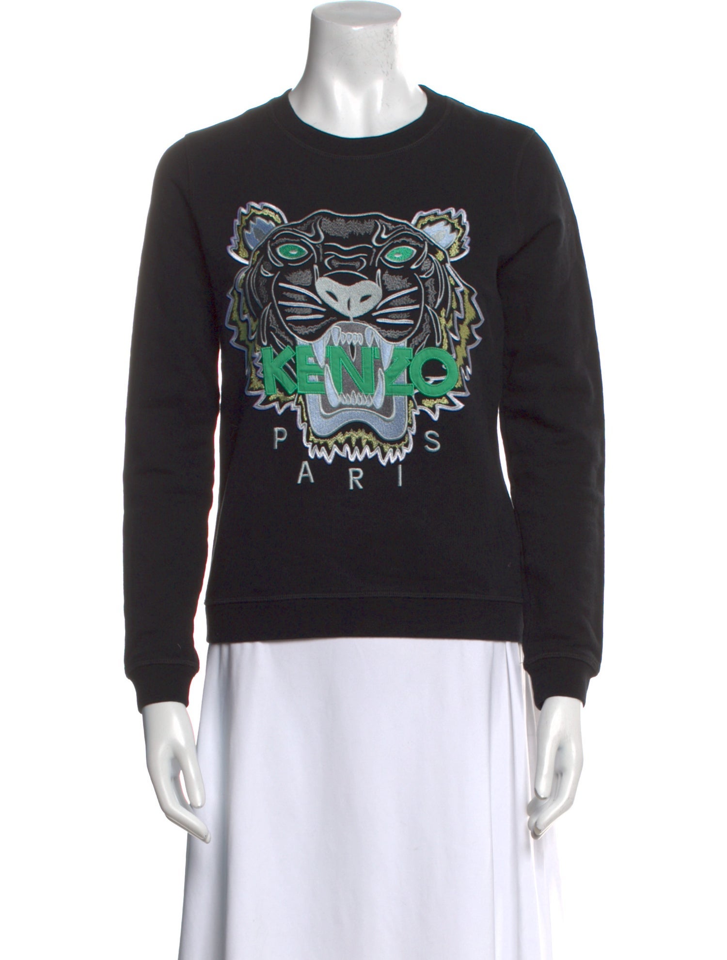 Kenzo Graphic Print Crew Neck Sweatshirt