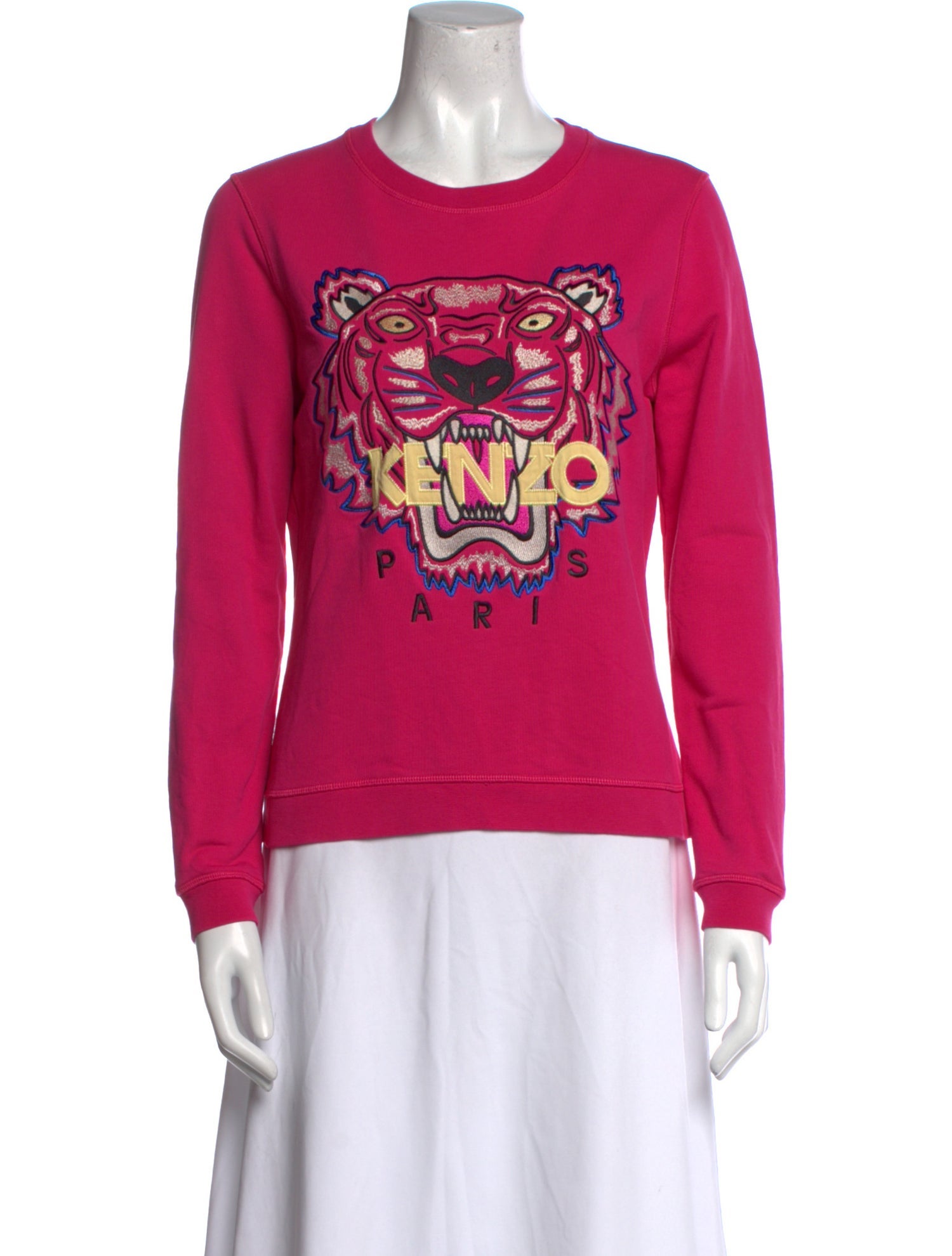 Kenzo Graphic Print Crew Neck Sweatshirt