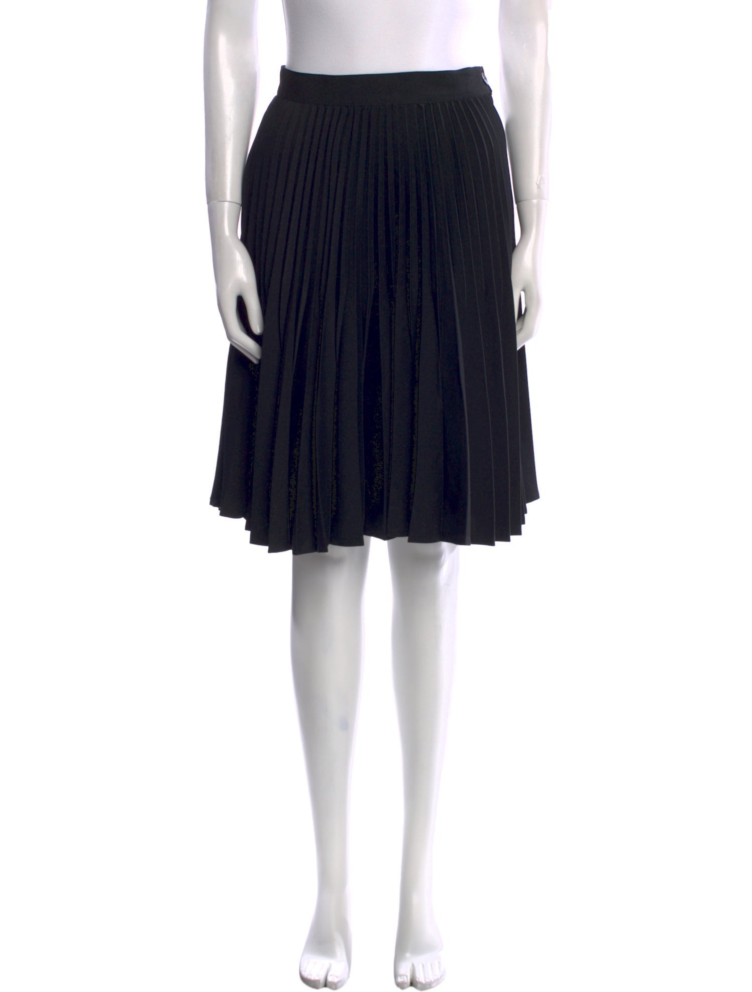 Kenzo Pleated Accents Knee-Length Skirt