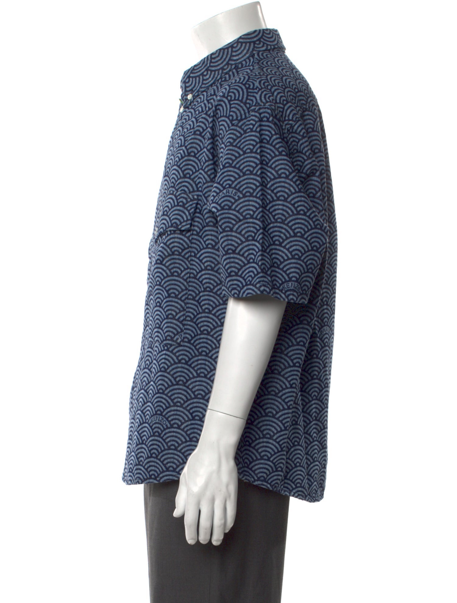 Kenzo Printed Short Sleeve Shirt w/ Tags