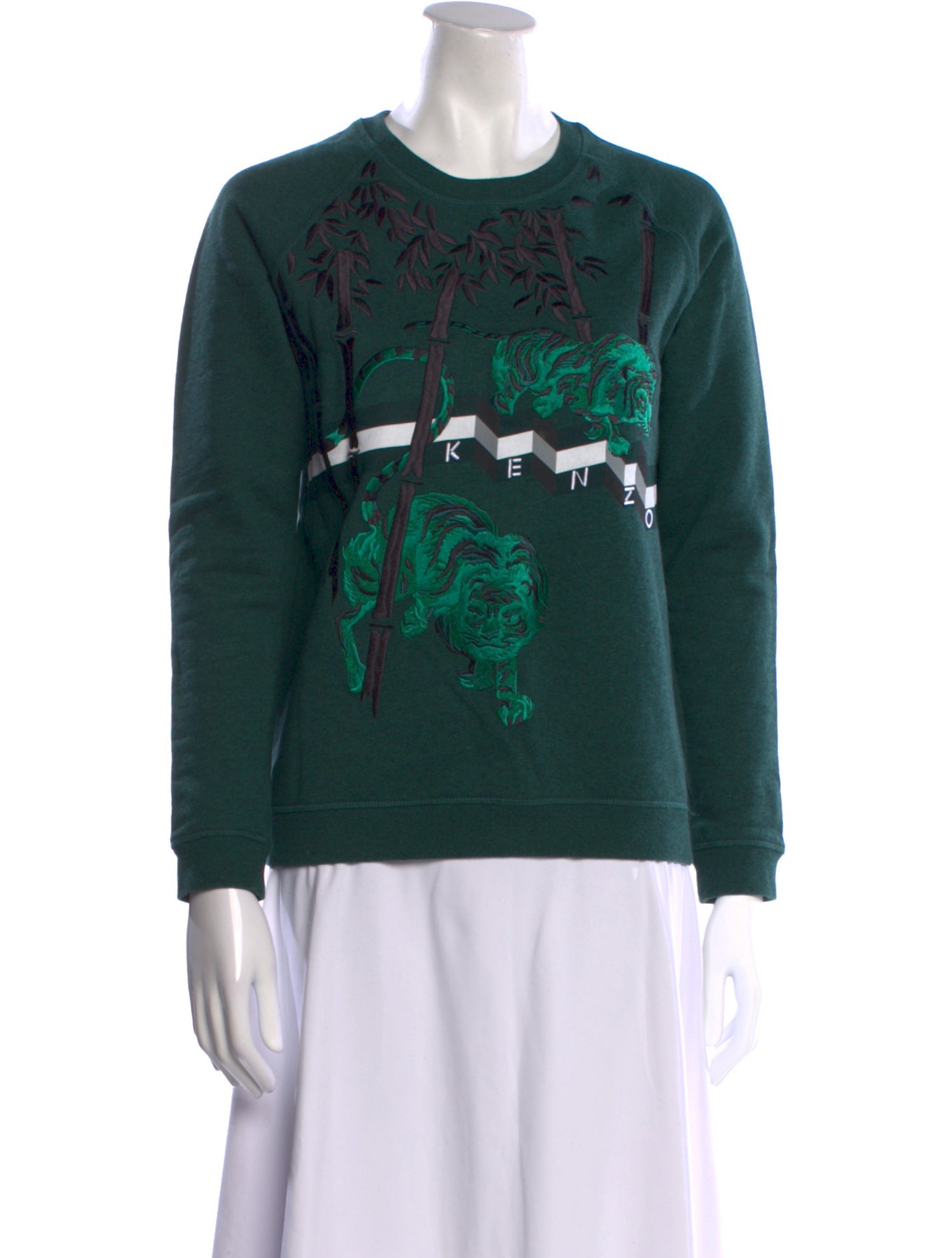 Kenzo Graphic Print Crew Neck Sweatshirt