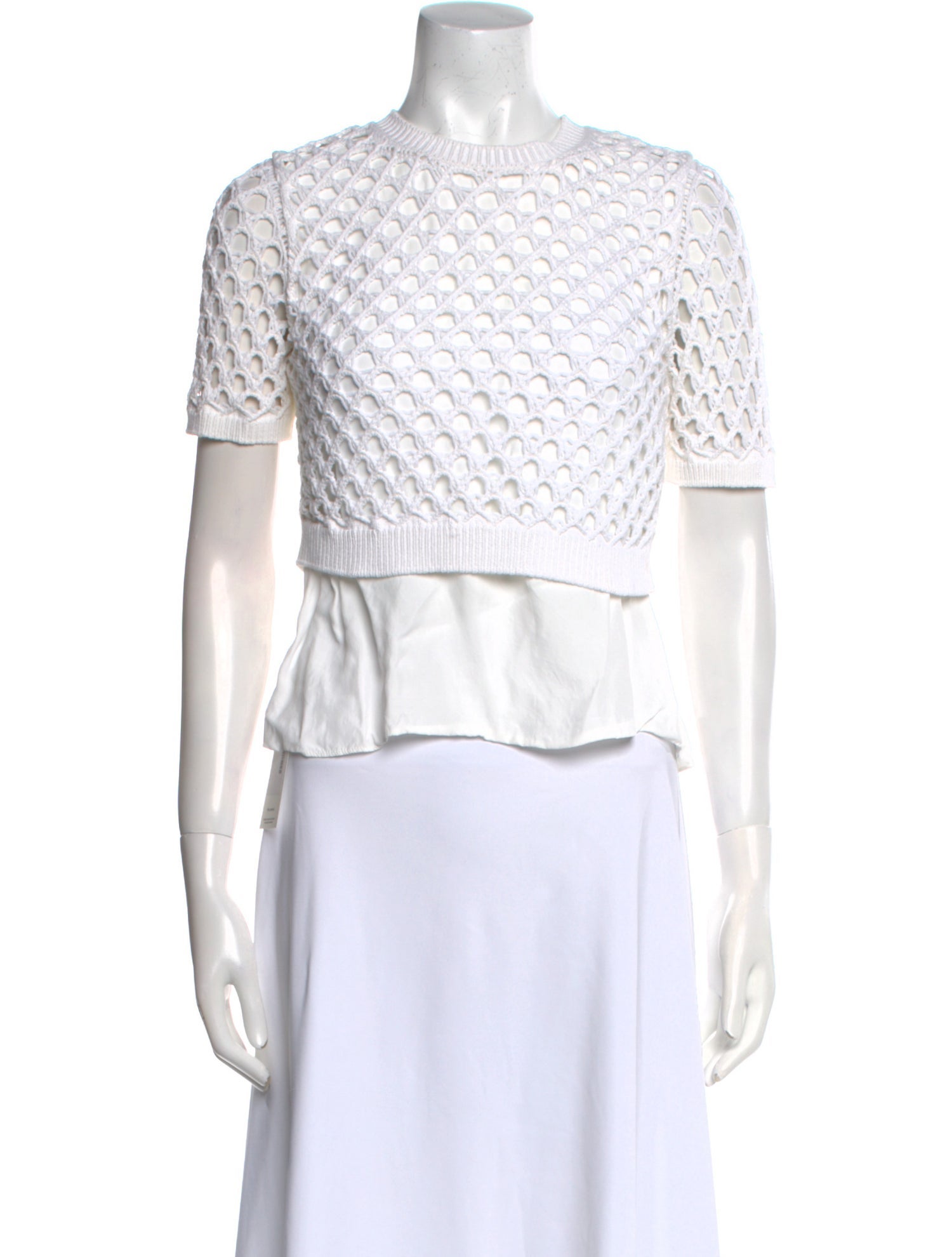 Kenzo Crew Neck Short Sleeve Crop Top