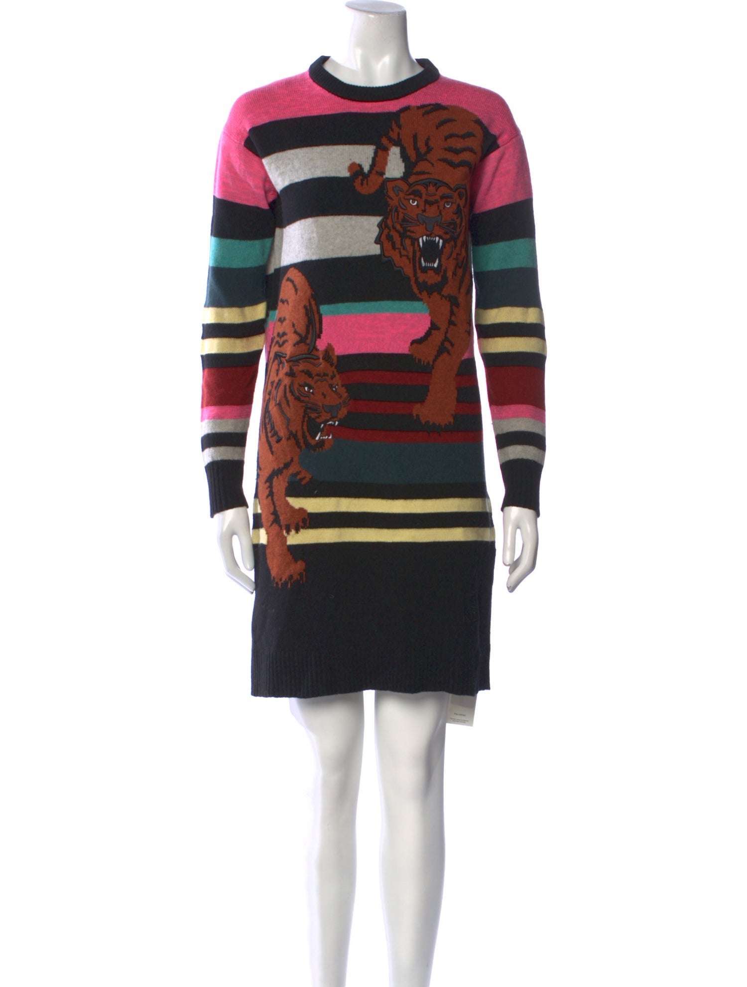 Kenzo Wool Knee-Length Dress