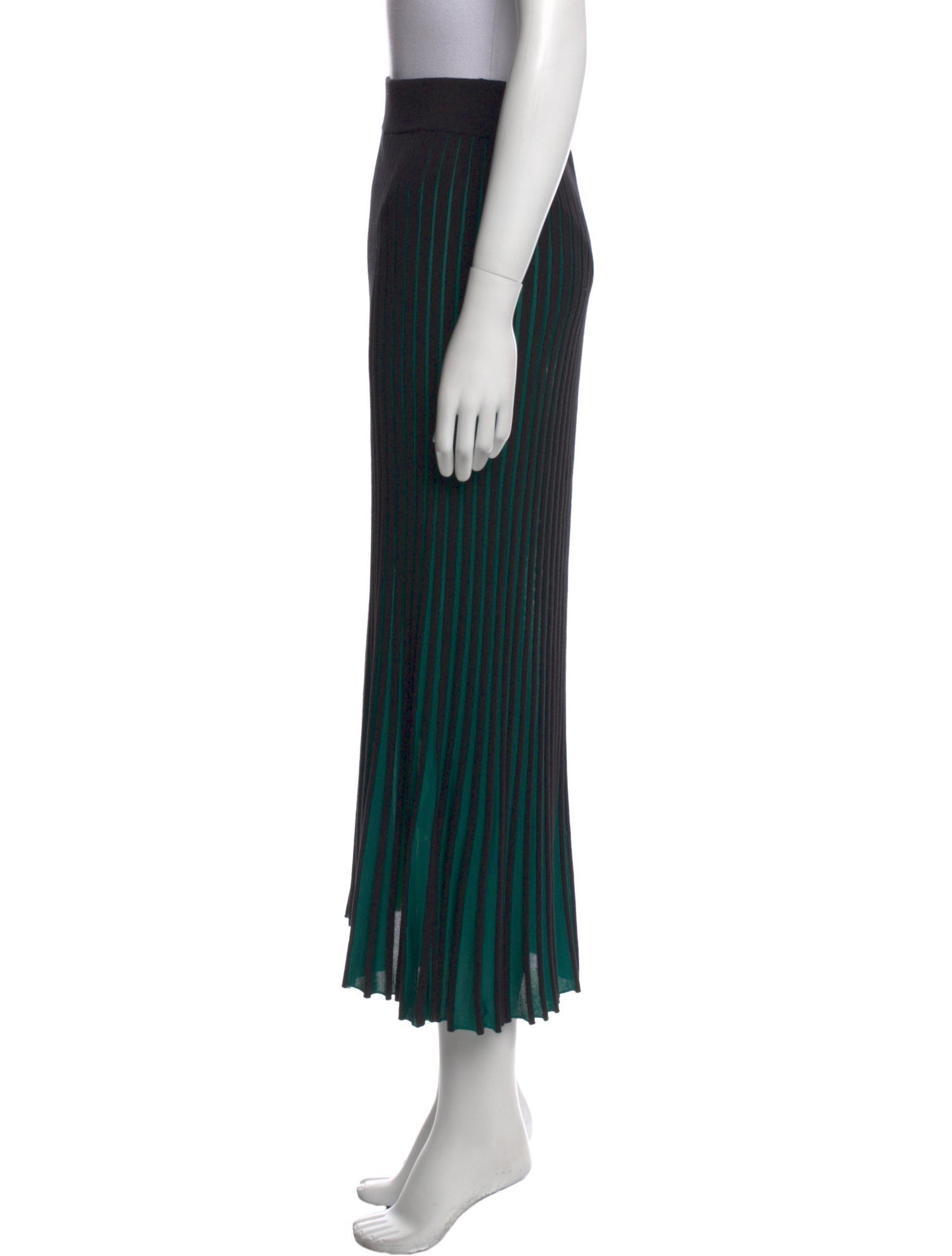 Kenzo Striped Midi Length Skirt