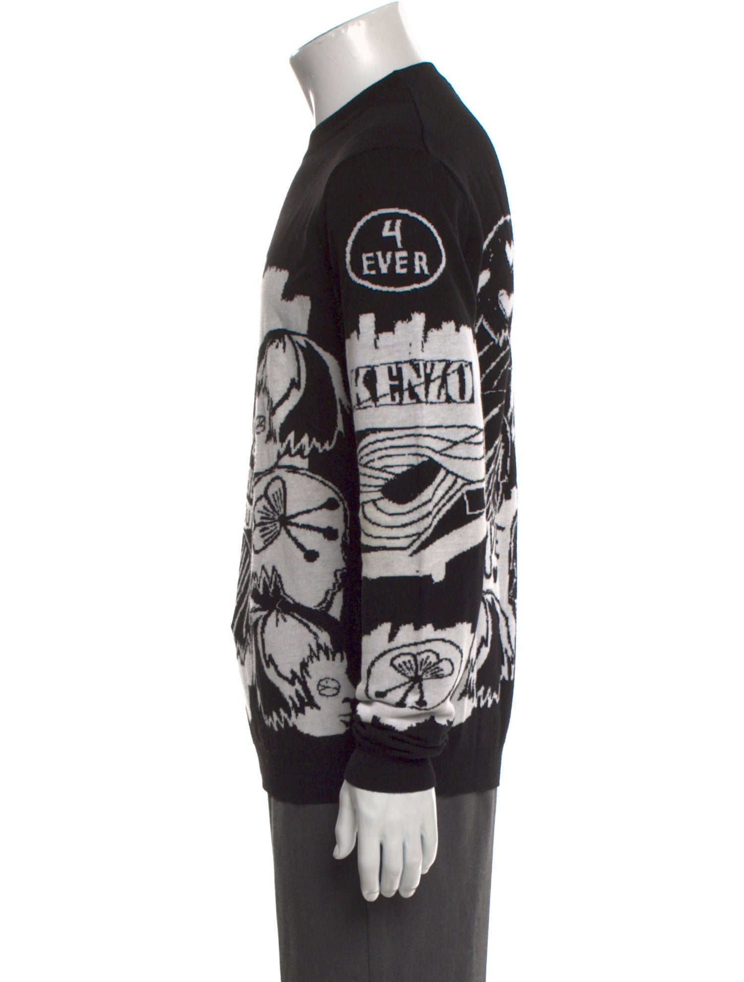 Kenzo Wool Printed Pullover