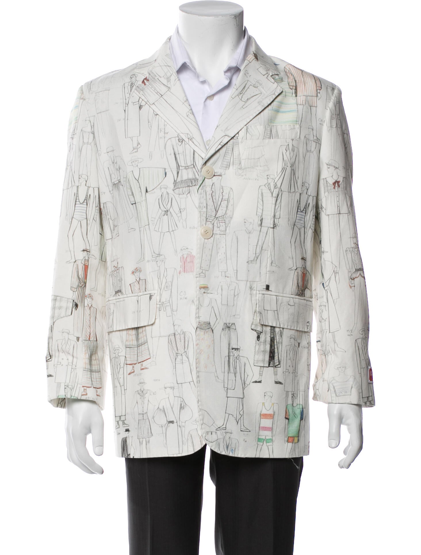 Kenzo Printed Blazer w/ Tags