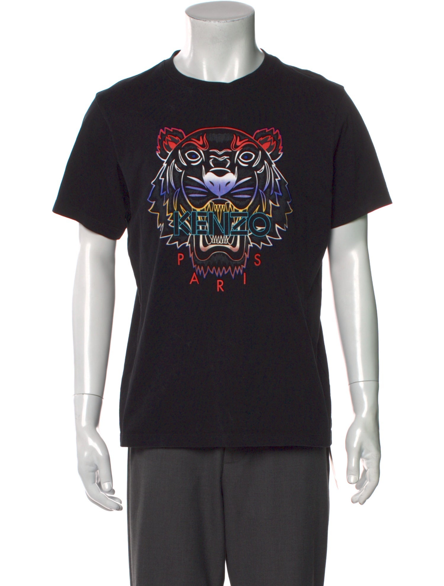 Kenzo Graphic Print Crew Neck T-Shirt