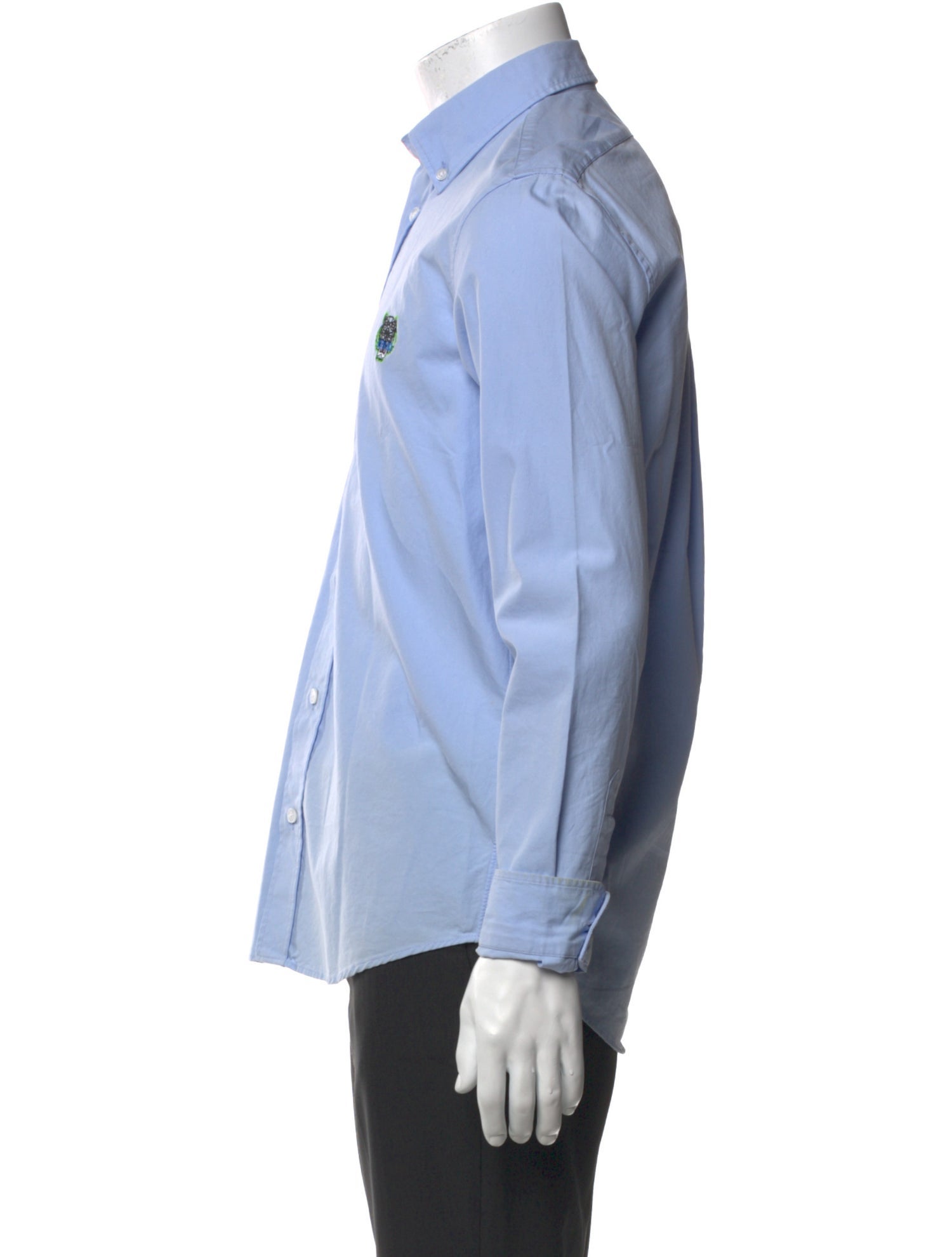 Kenzo Striped Long Sleeve Dress Shirt