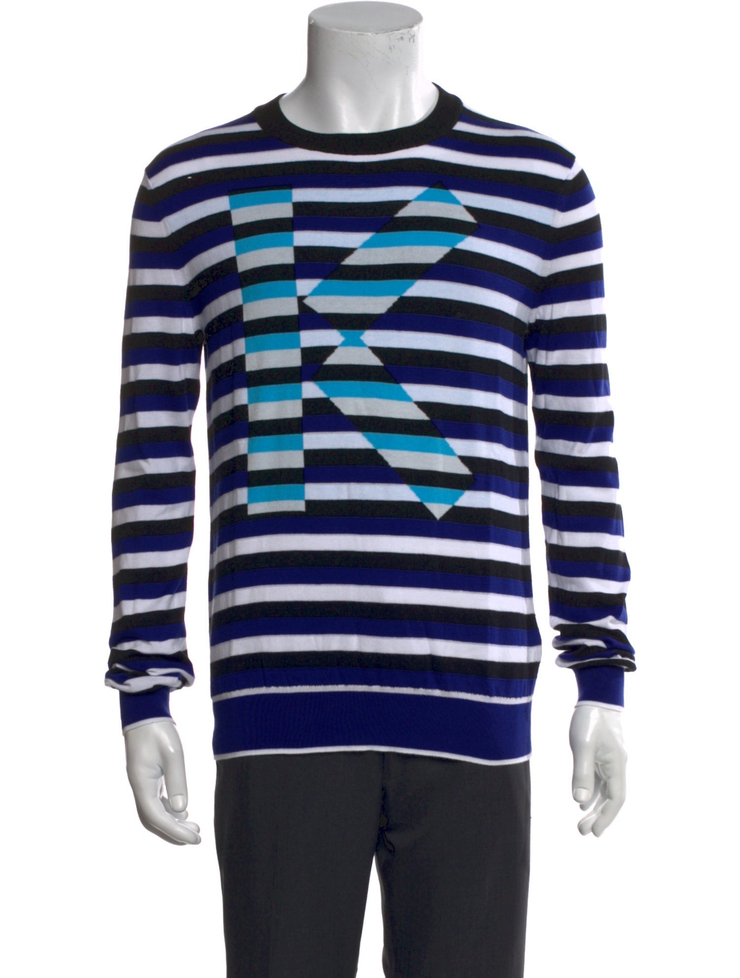 Kenzo Striped Crew Neck Pullover