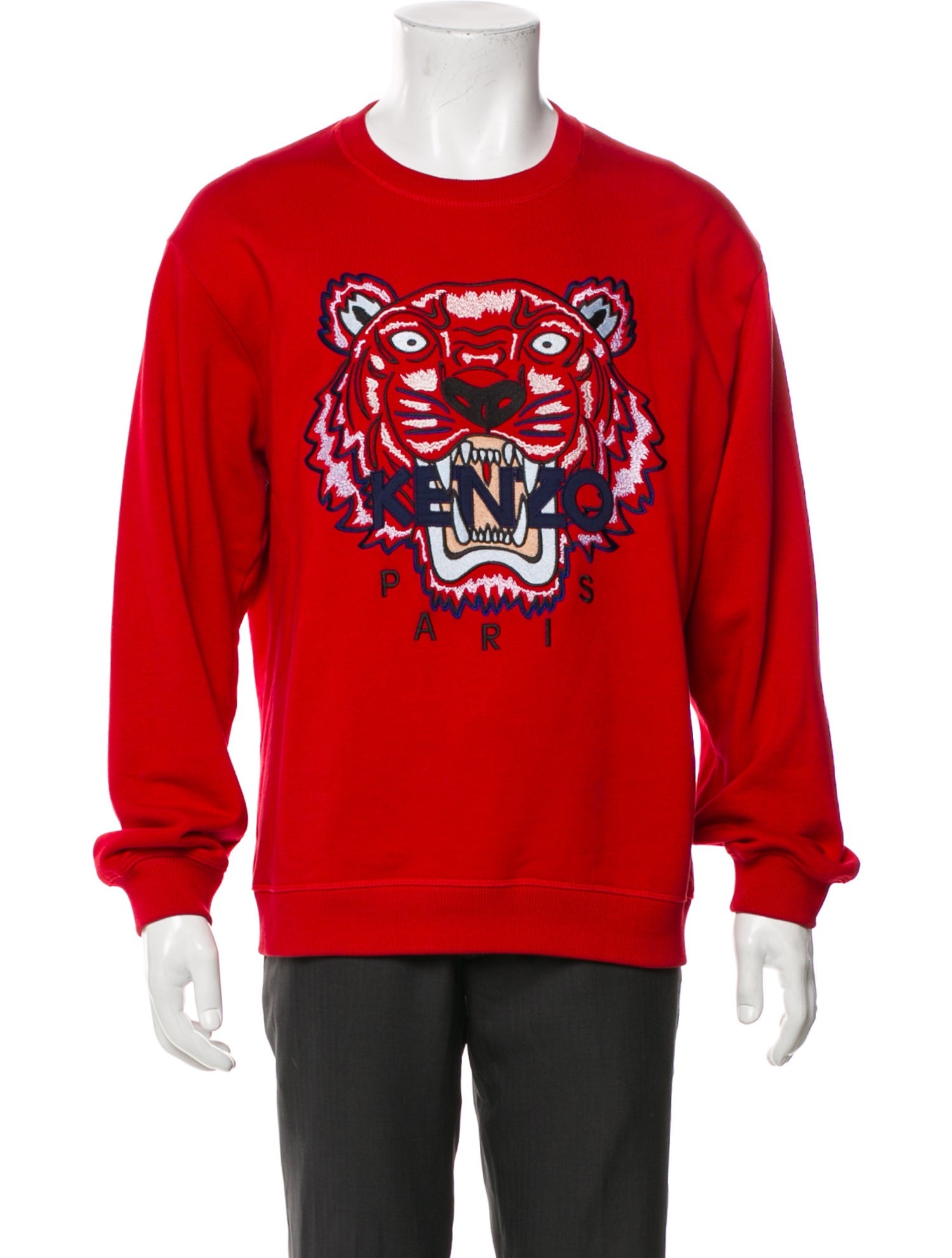 Kenzo Graphic Print Crew Neck Pullover