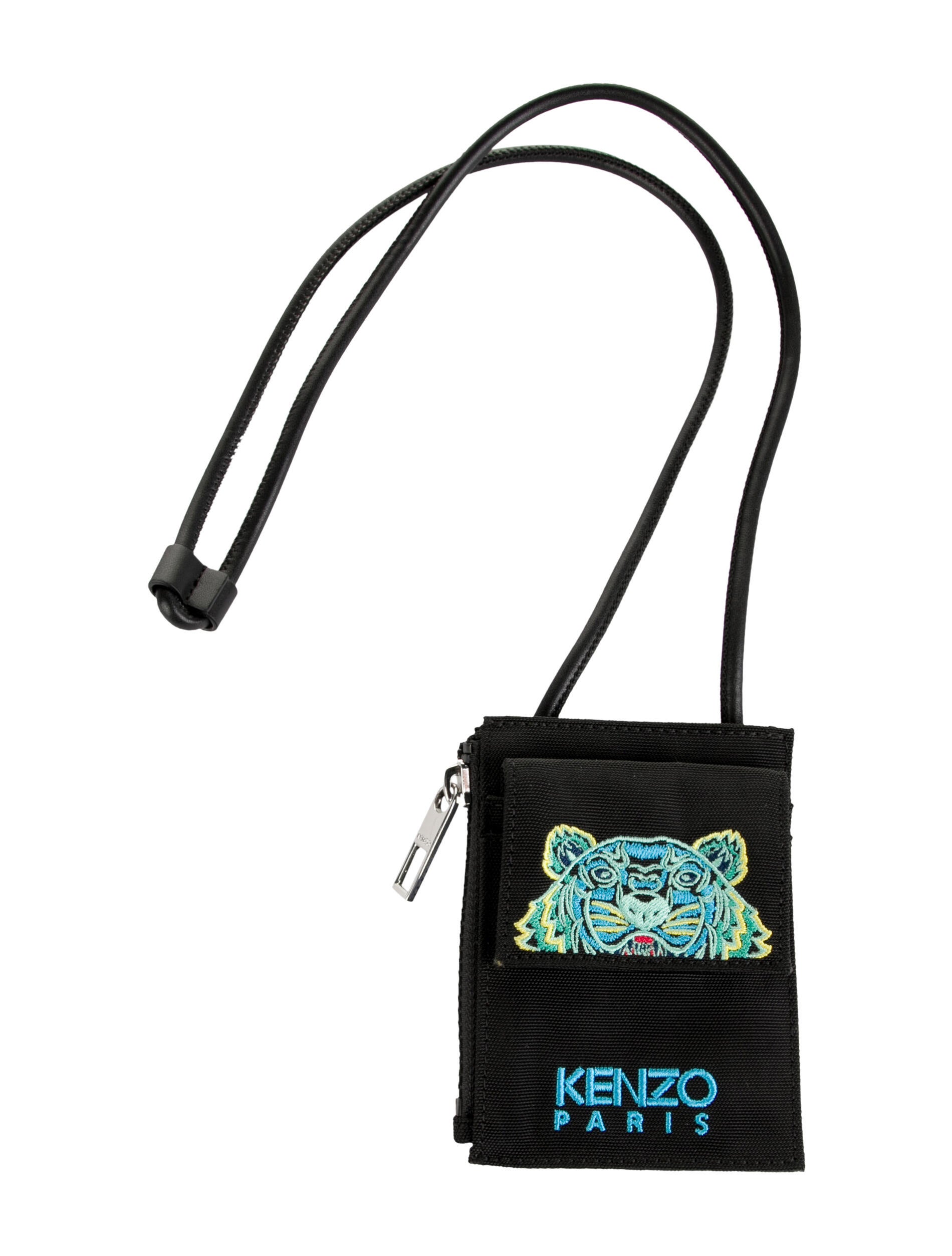 Kenzo Canvas Printed Wristlet
