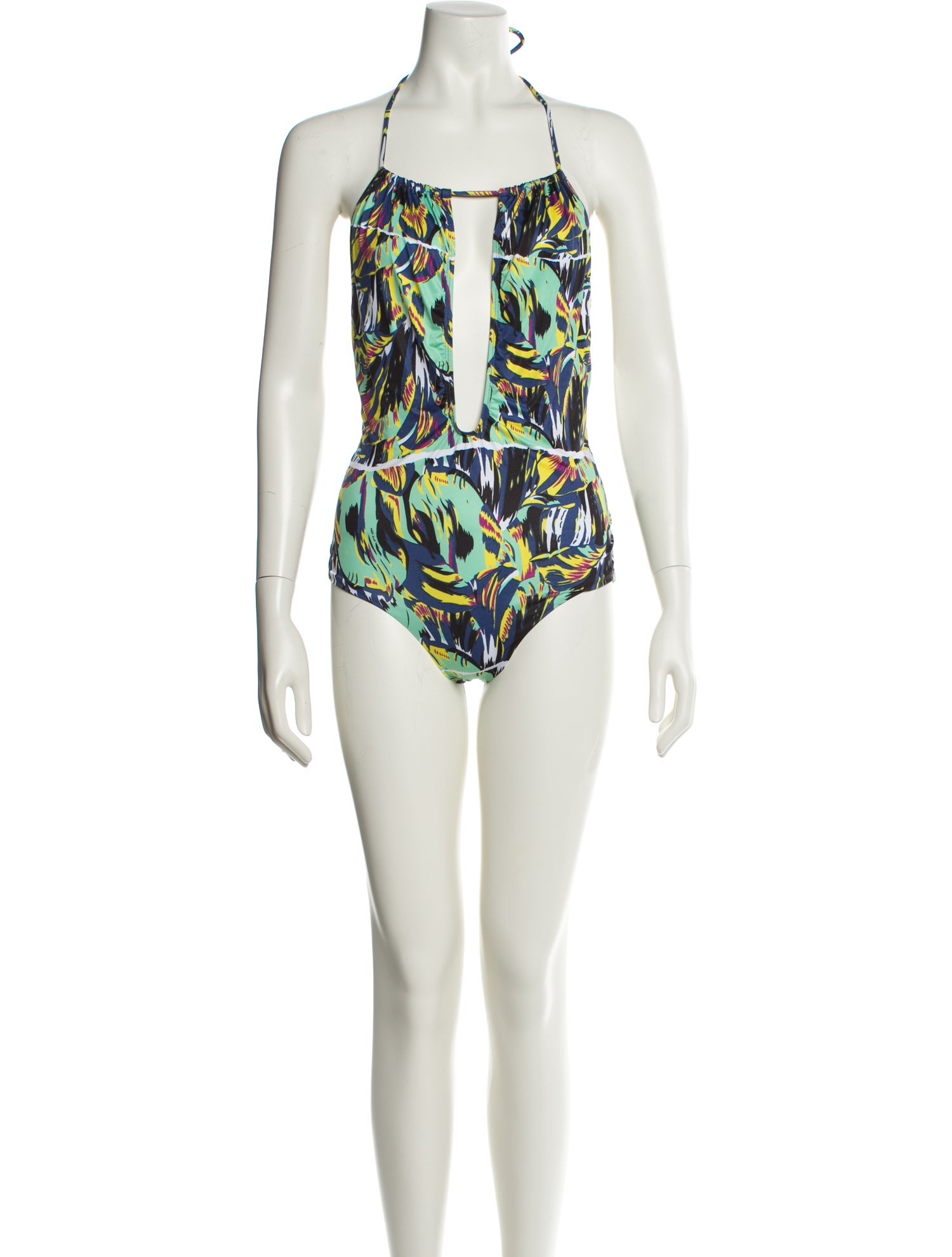 Chrome Hearts Matty Boy Dipped In Blue Printed Bikini w/ Tags