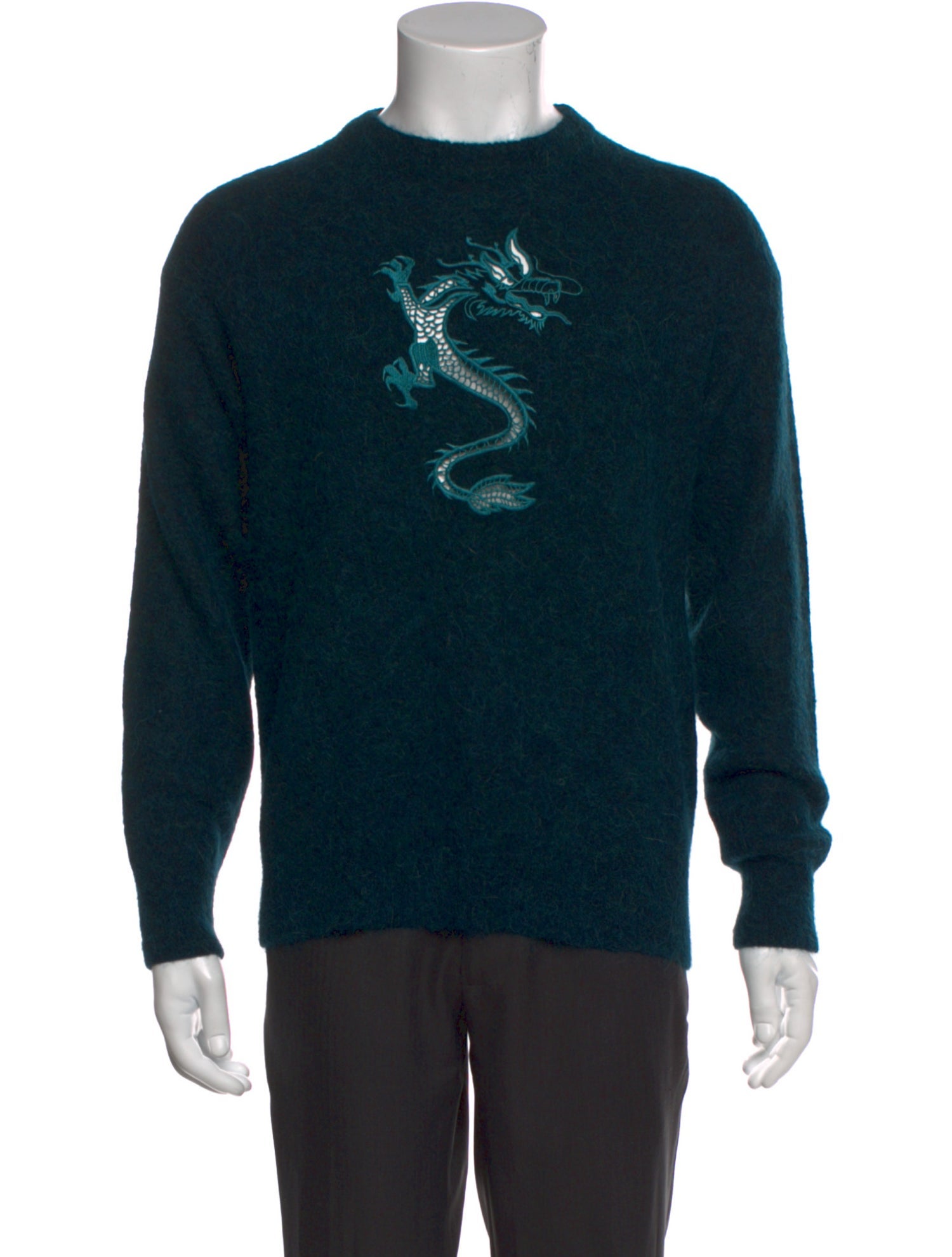 Kenzo Graphic Print Crew Neck Pullover