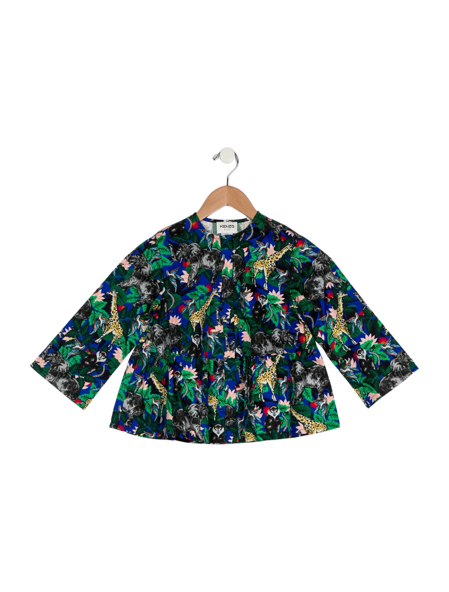 Kenzo Toddler Girls' Print Long Sleeve Top w/Tags