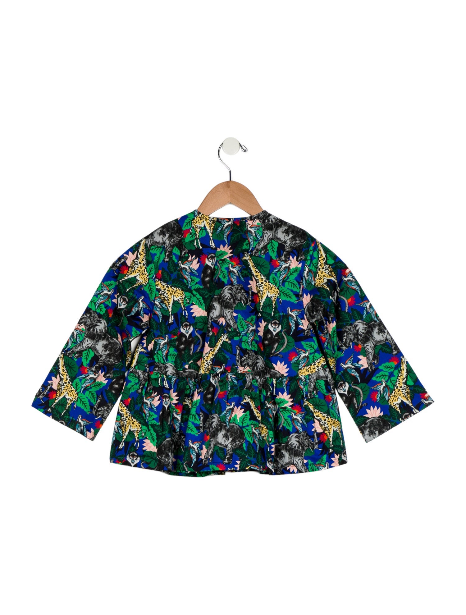 Kenzo Toddler Girls' Print Long Sleeve Top w/Tags