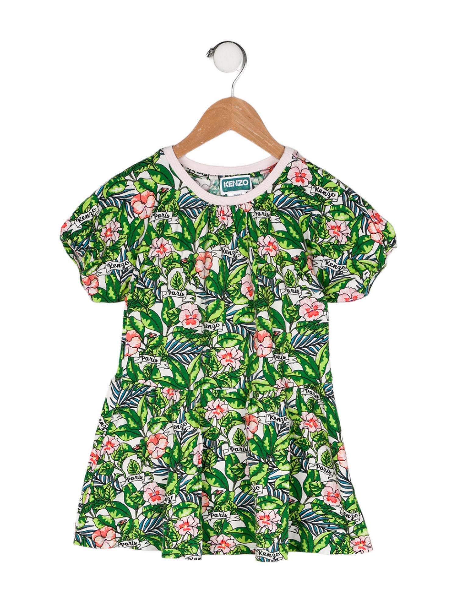 Kenzo Toddler Girls' Graphic Printed Casual Dress