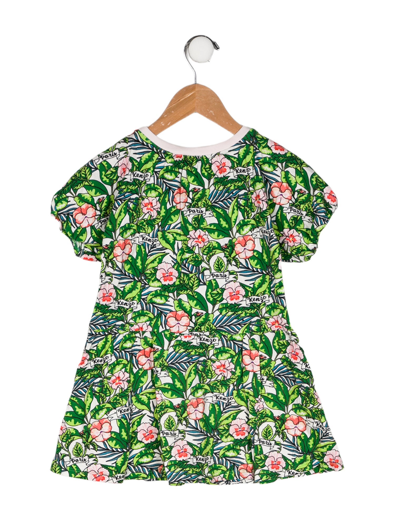 Kenzo Toddler Girls' Graphic Printed Casual Dress