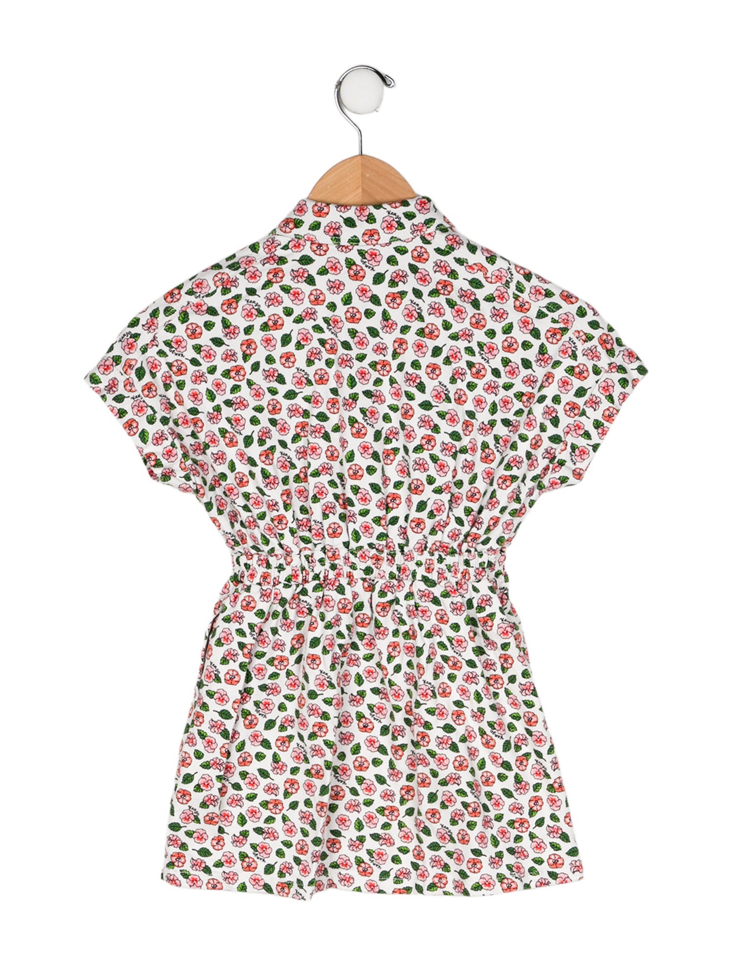 Kenzo Toddler Girls' Floral Printed Casual Dress
