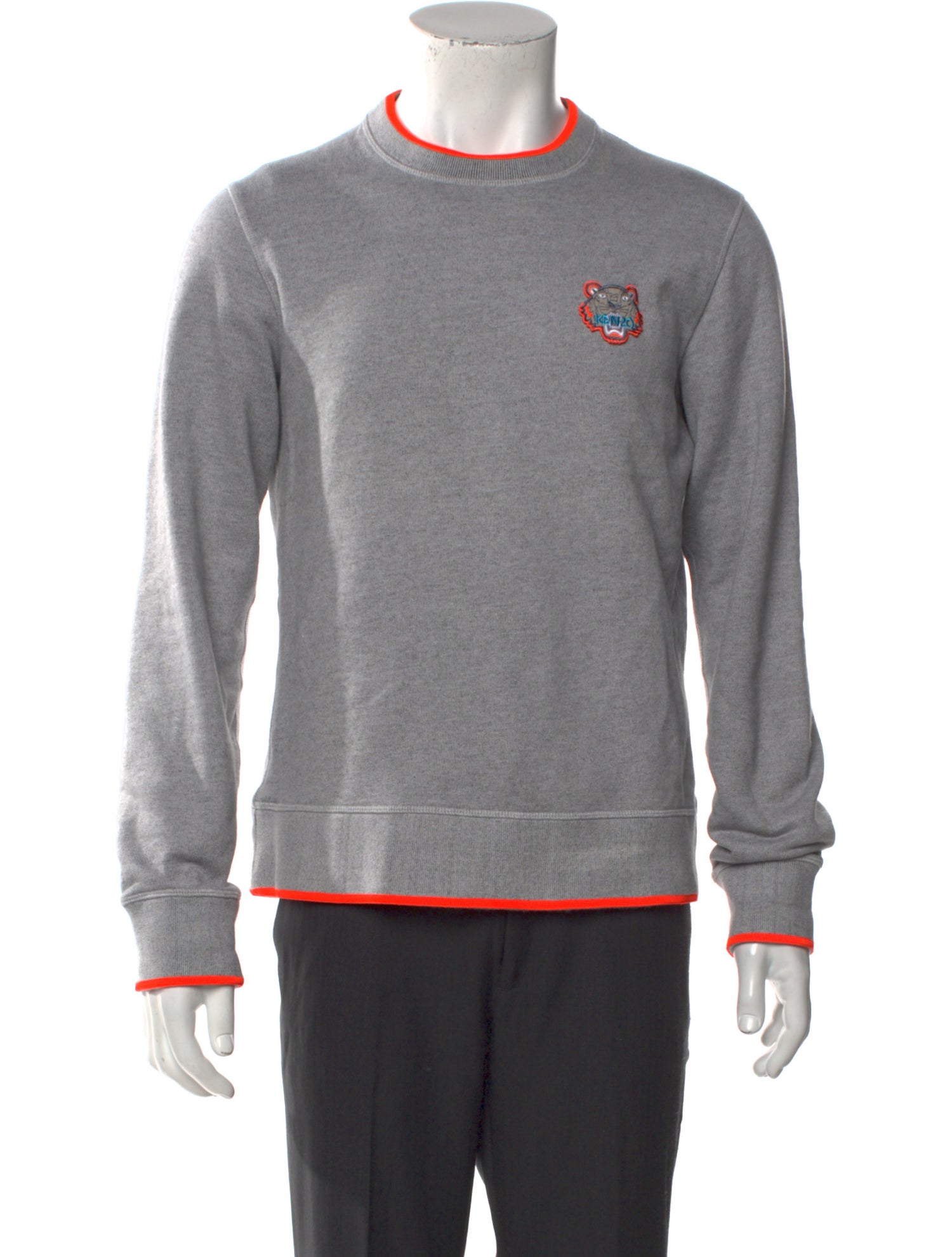 Kenzo Graphic Print Crew Neck Pullover