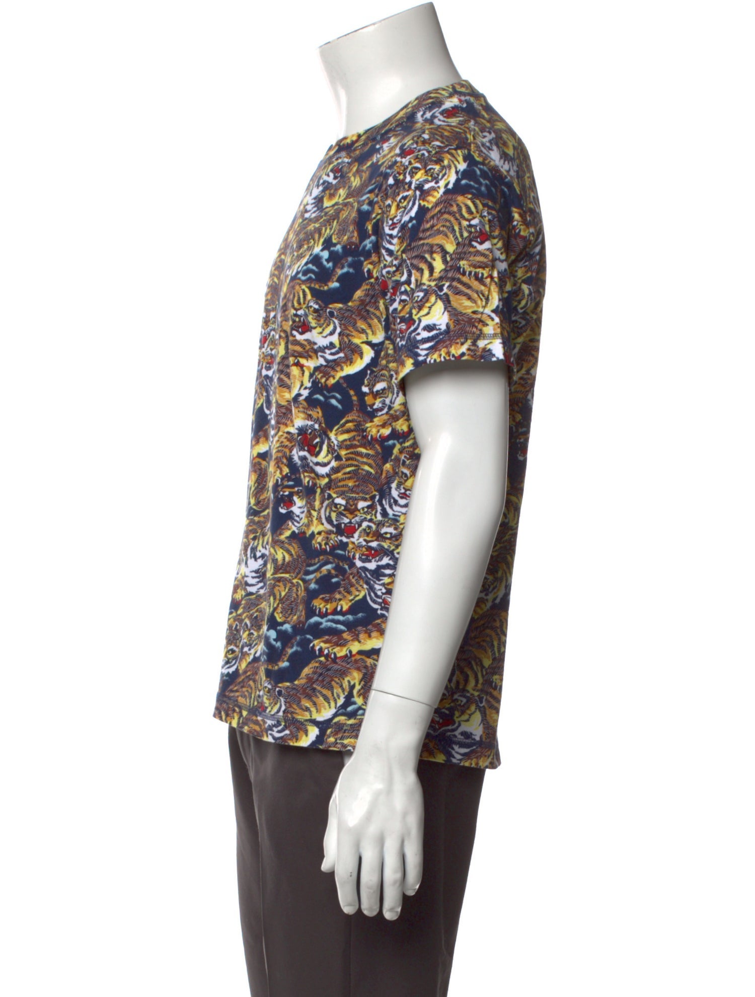 Kenzo Animal Print Short Sleeve Shirt