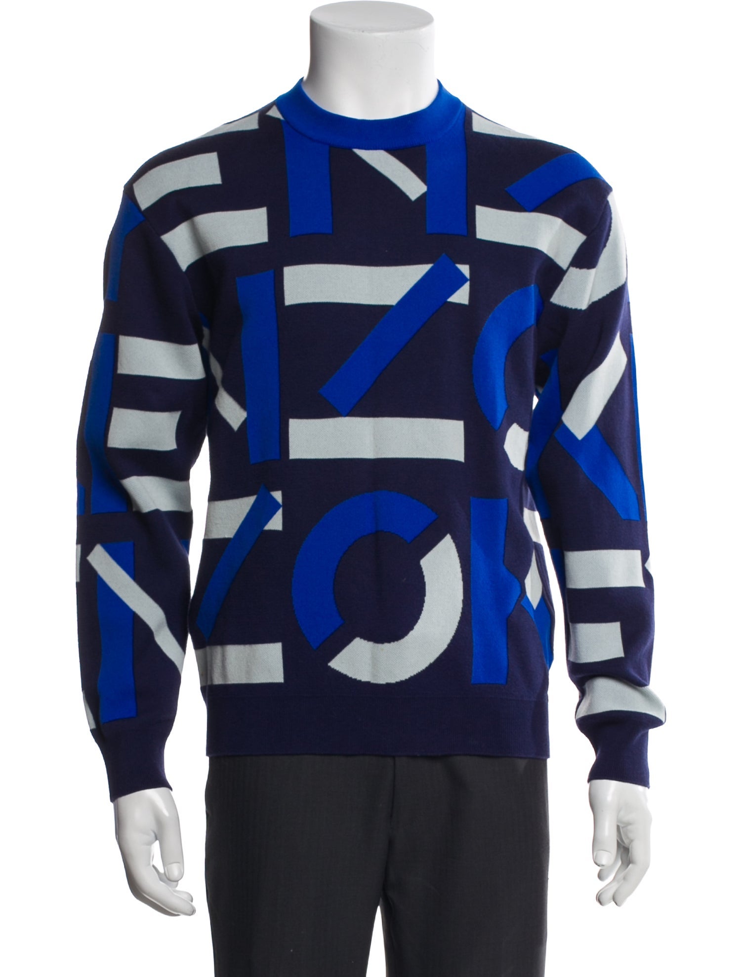 Kenzo Printed Crew Neck Pullover