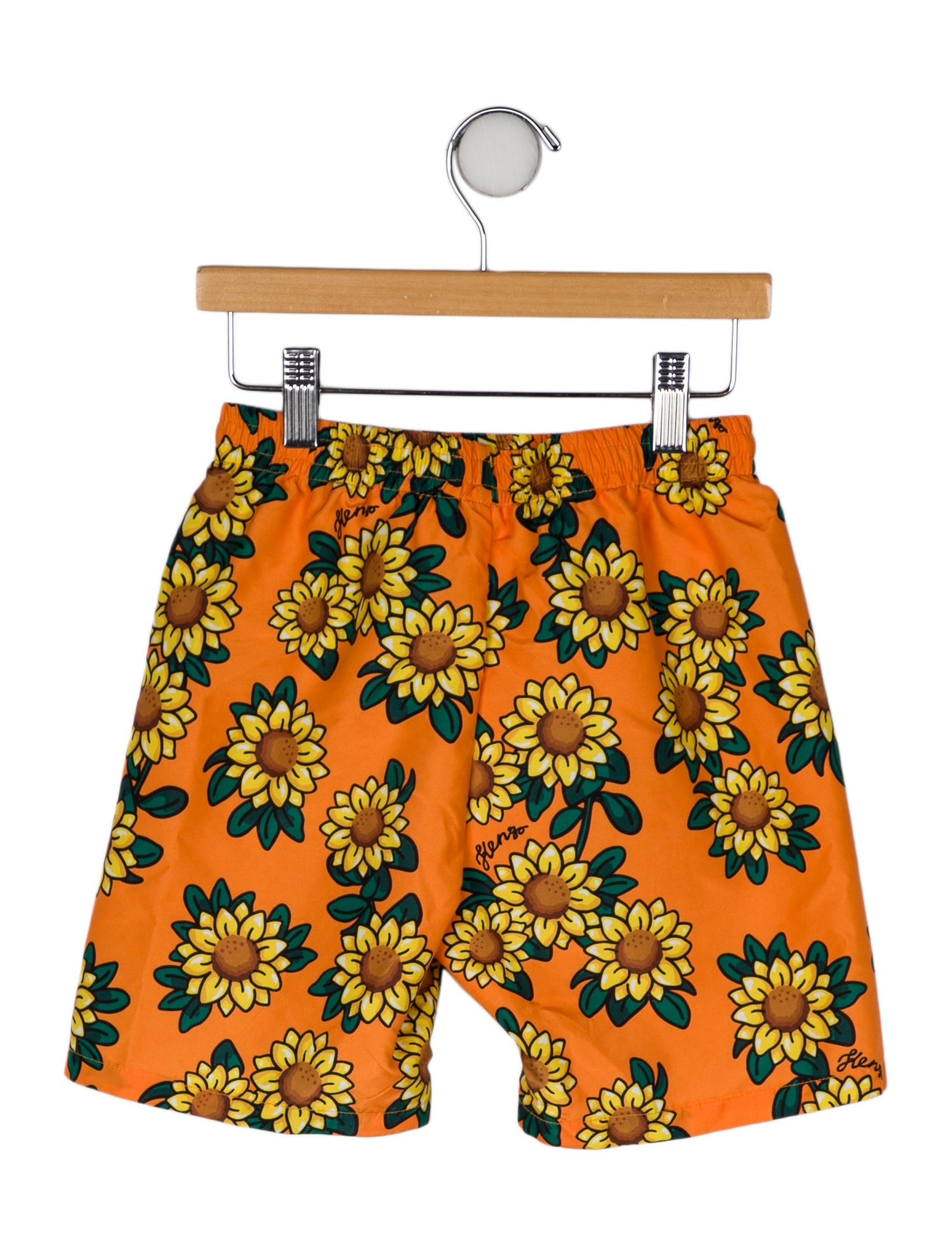 Kenzo Boys' Pattern Printed Swim Trunks