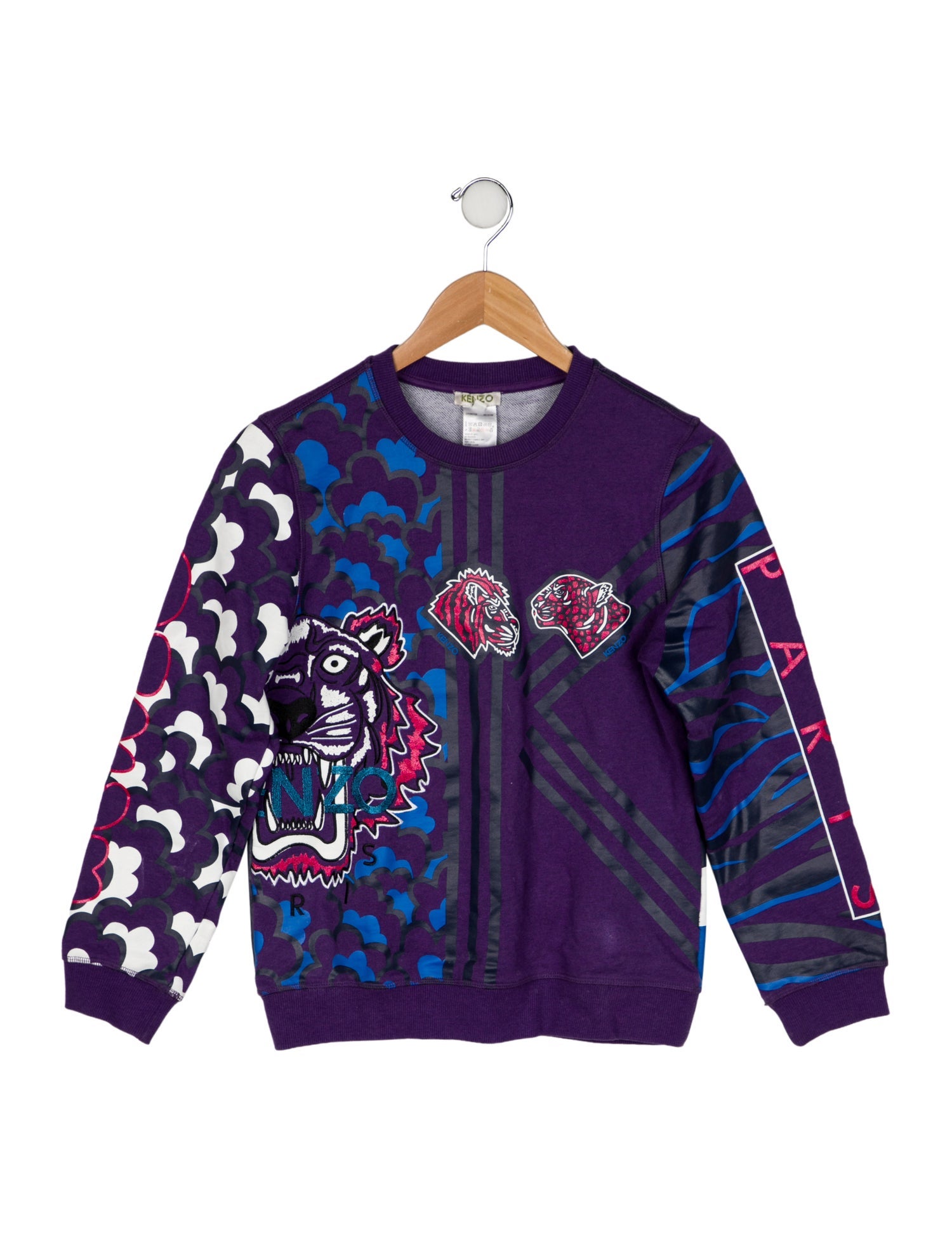 Kenzo Boys' Pattern Printed Long Sleeve Sweatshirt