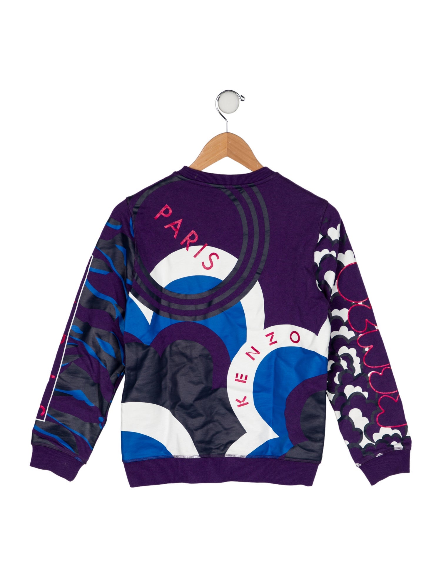 Kenzo Boys' Pattern Printed Long Sleeve Sweatshirt