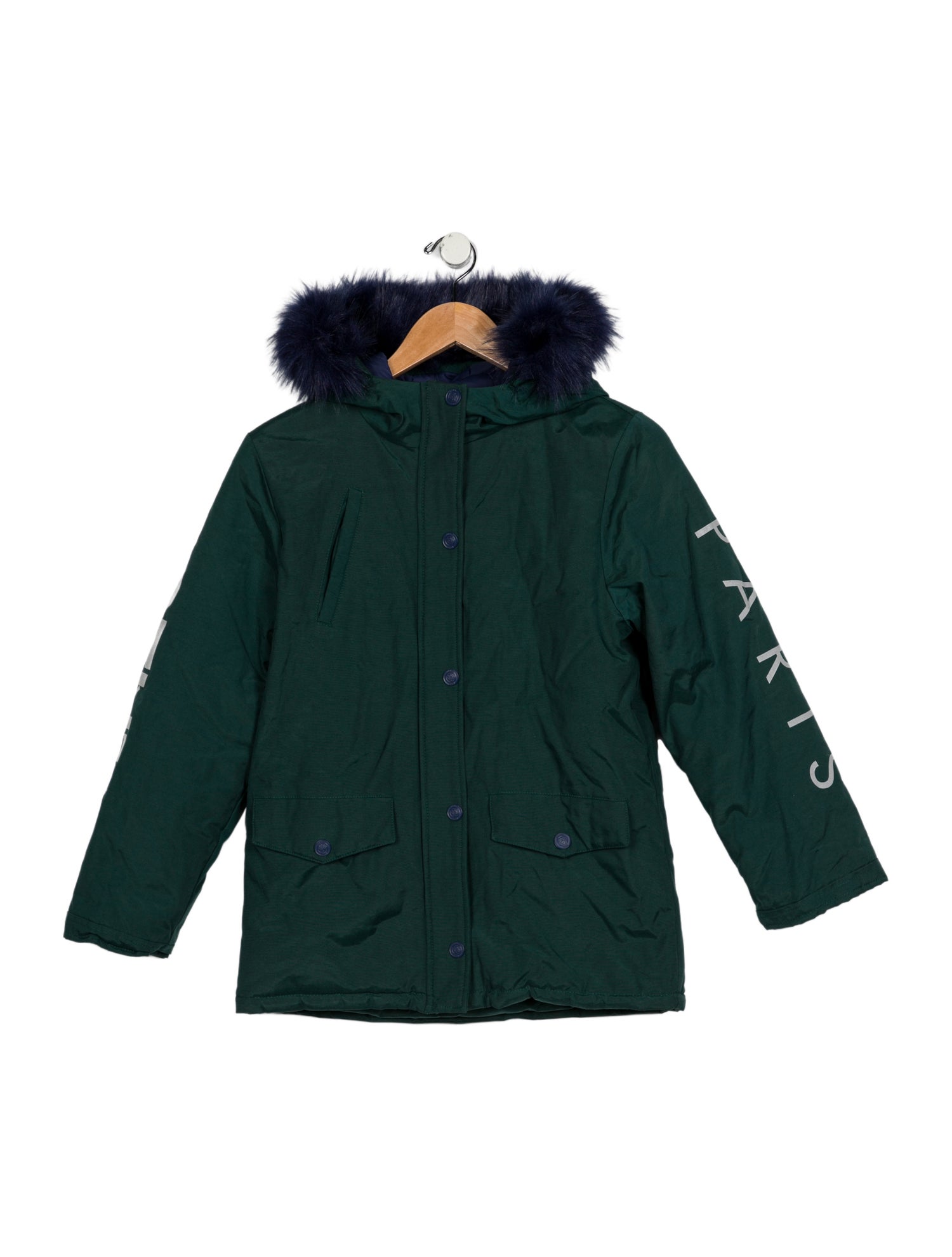 Kenzo Boys' Fur-Trimmed Jacket