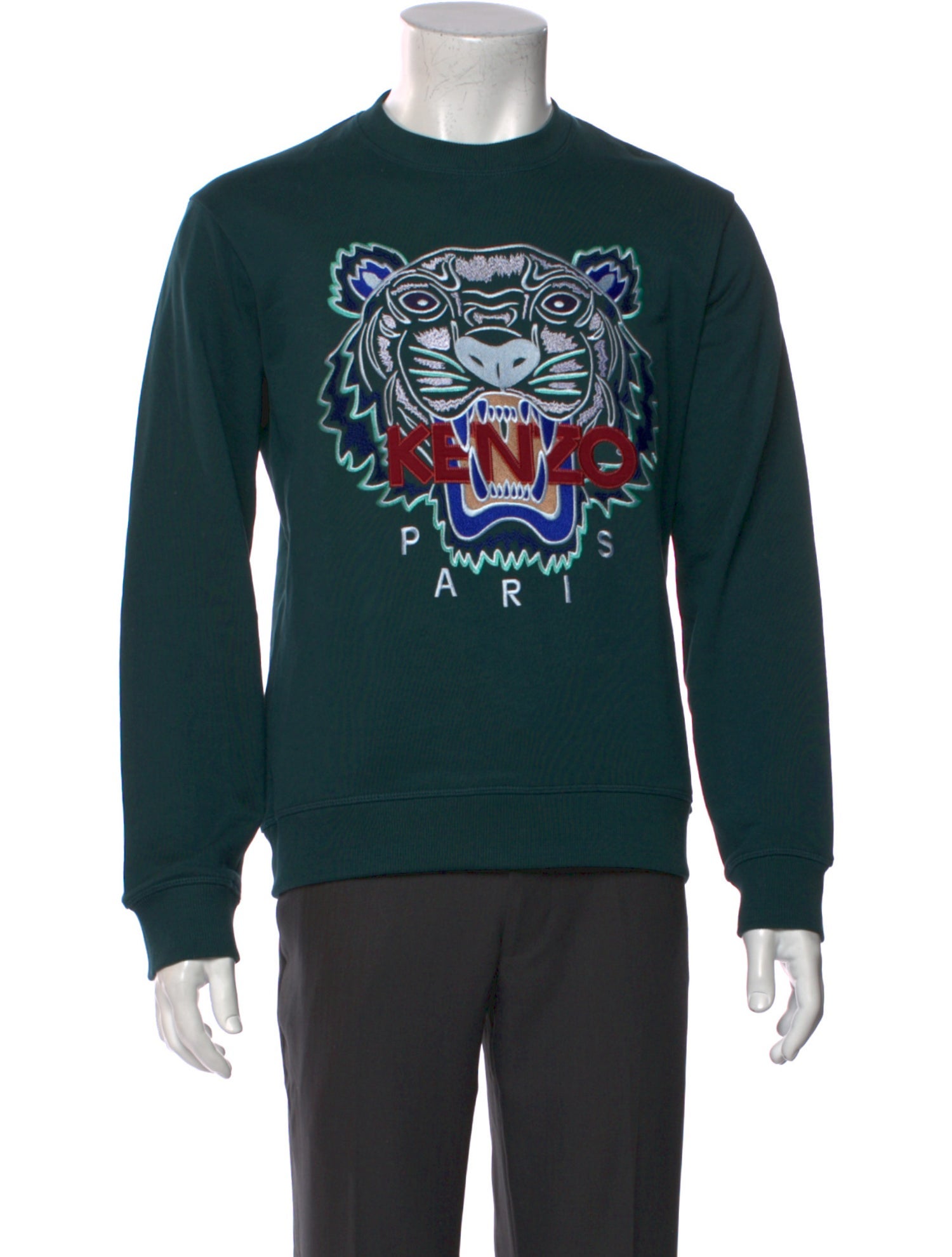 Kenzo Graphic Print Crew Neck Sweatshirt