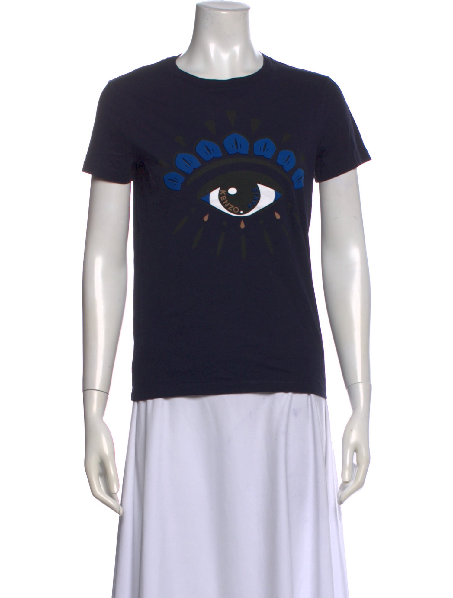 Kenzo Graphic Print Crew Neck T-Shirt w/ Tags