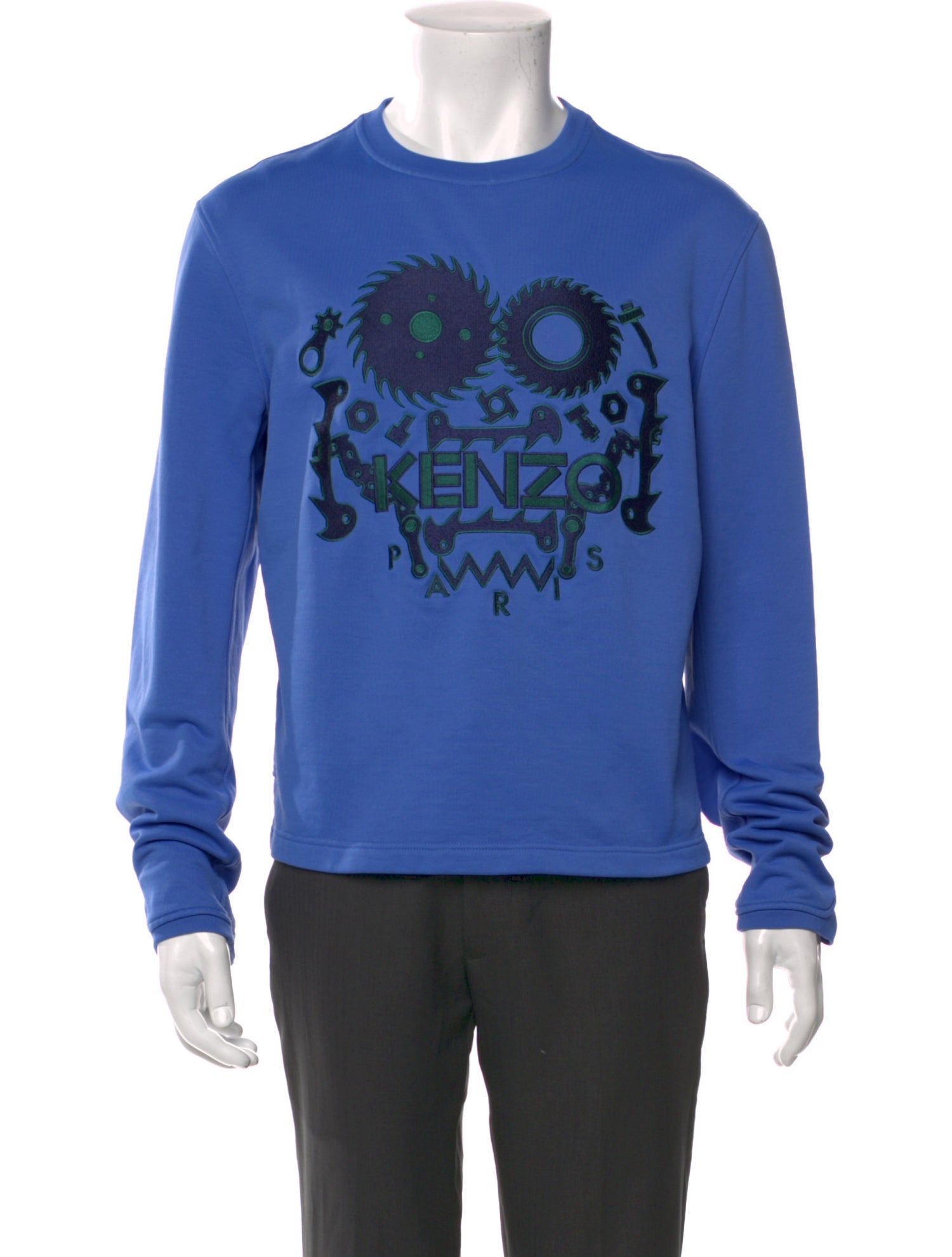 Kenzo Graphic Print Crew Neck Sweatshirt