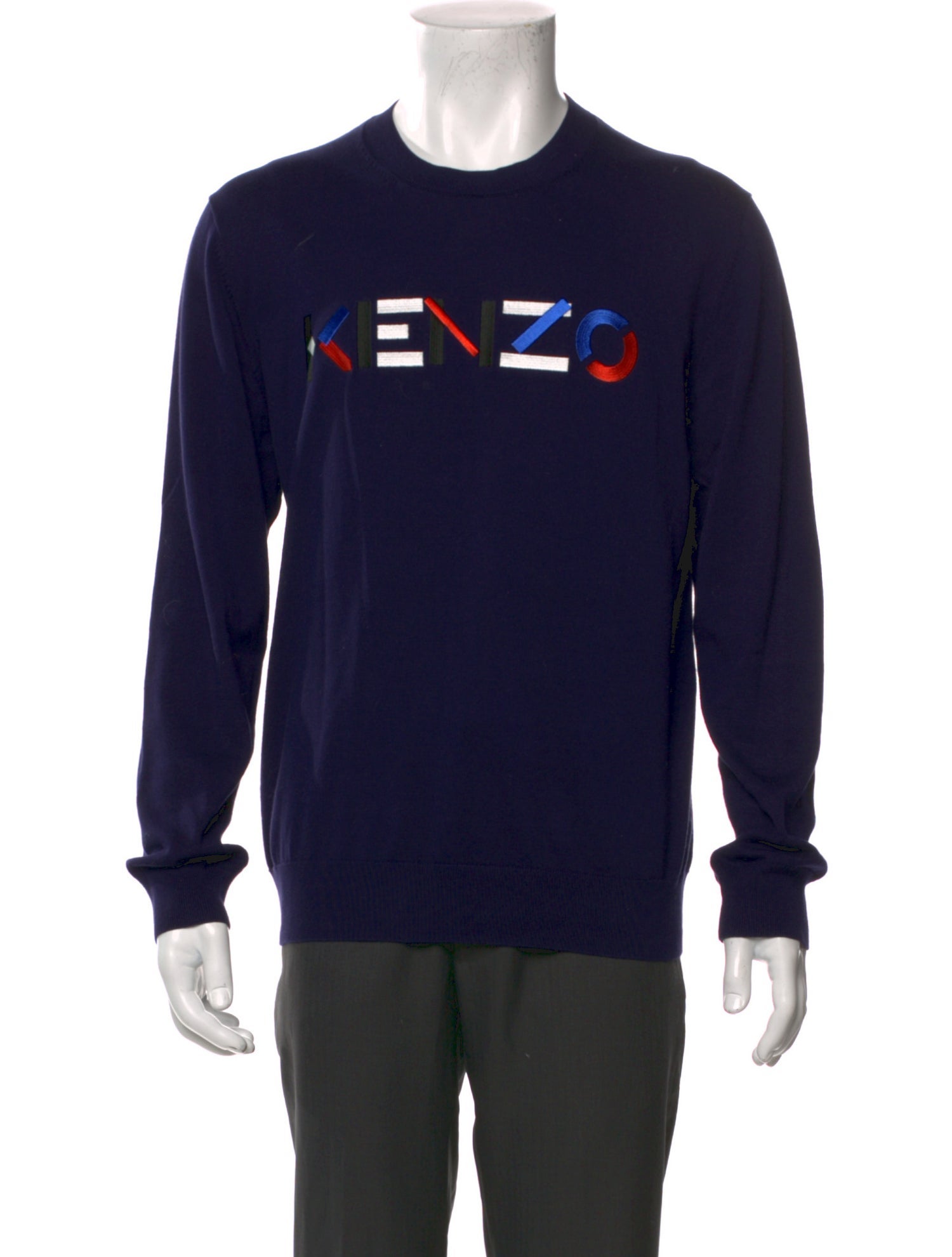 Kenzo Graphic Print Crew Neck Pullover