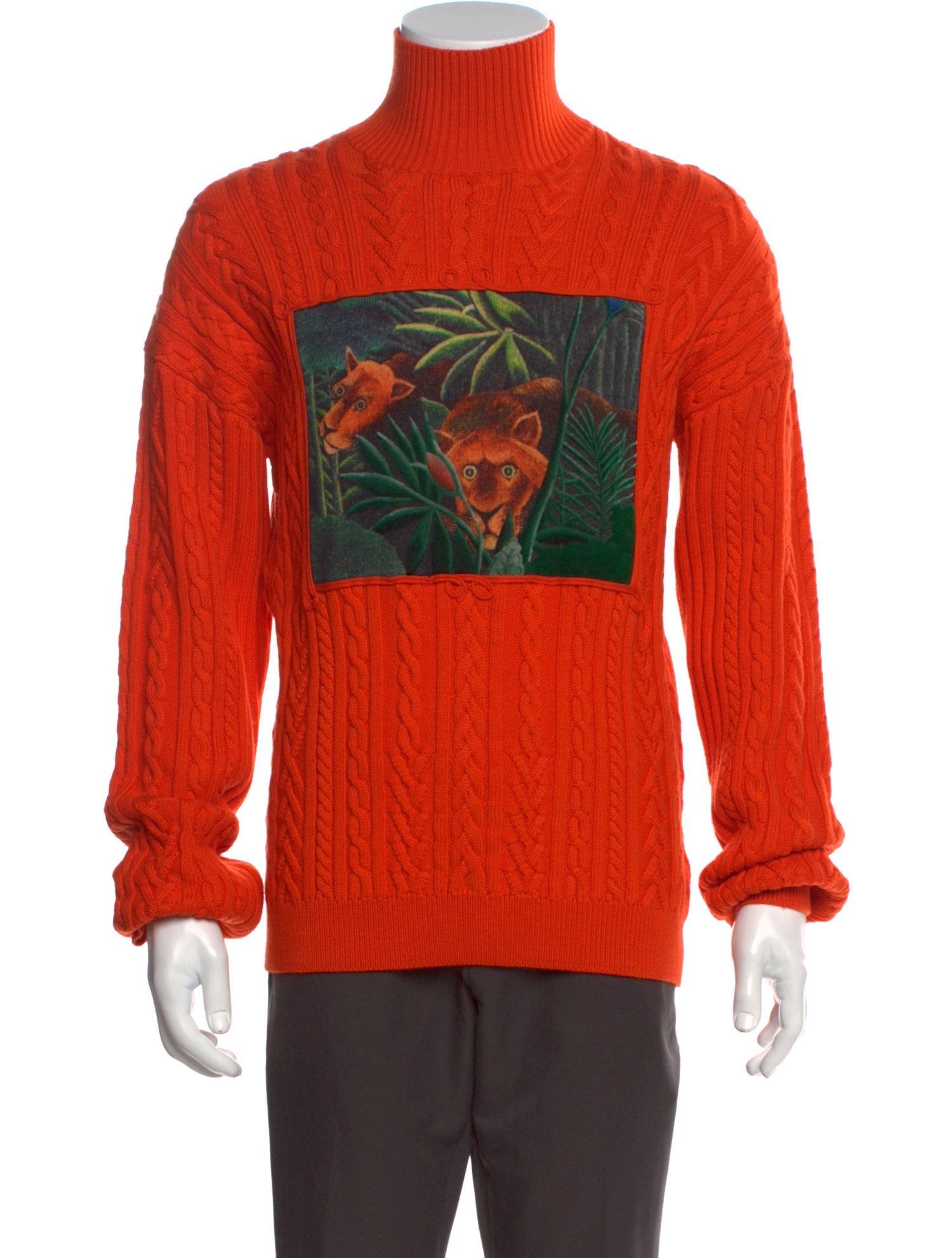 Kenzo Wool Graphic Print Pullover