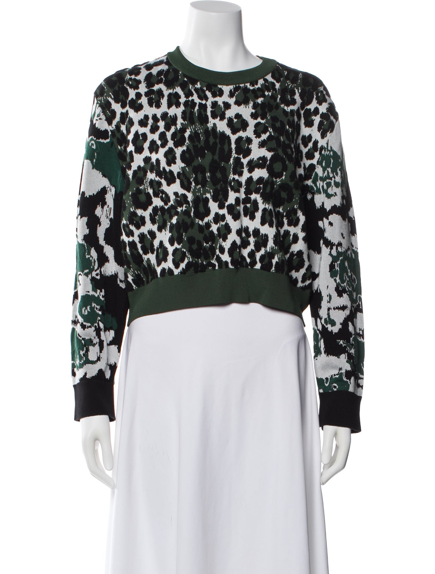 Kenzo Animal Print Crew Neck Sweater