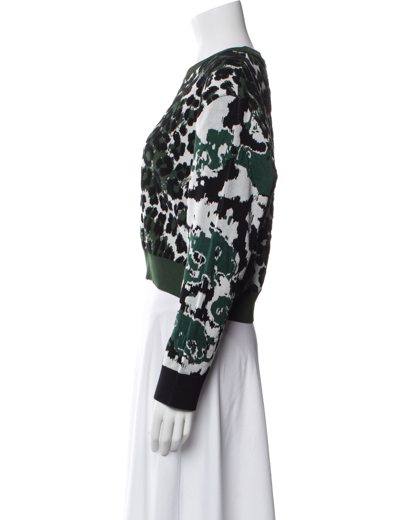 Kenzo Animal Print Crew Neck Sweater