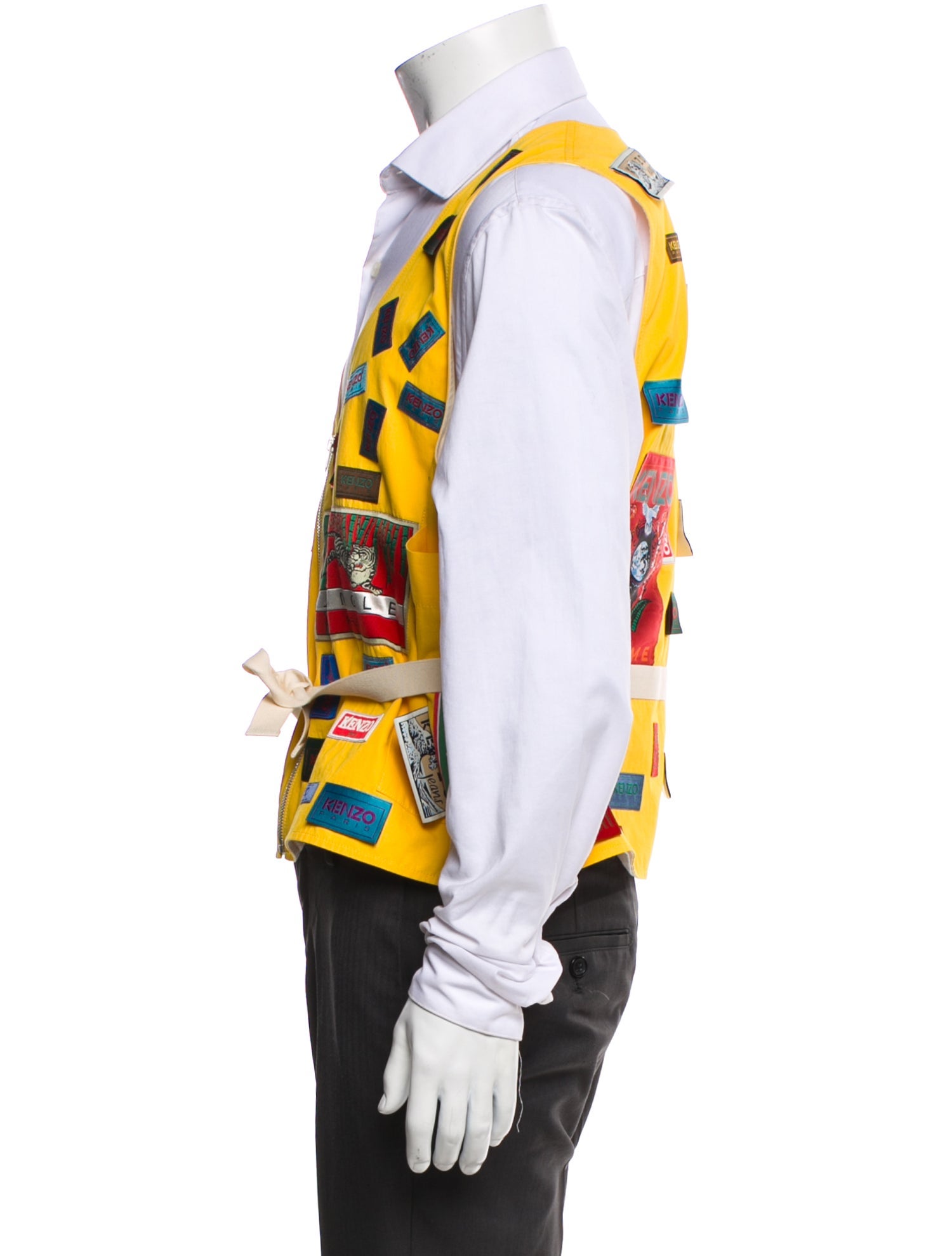 Kenzo Graphic Print Collar Polo Shirt